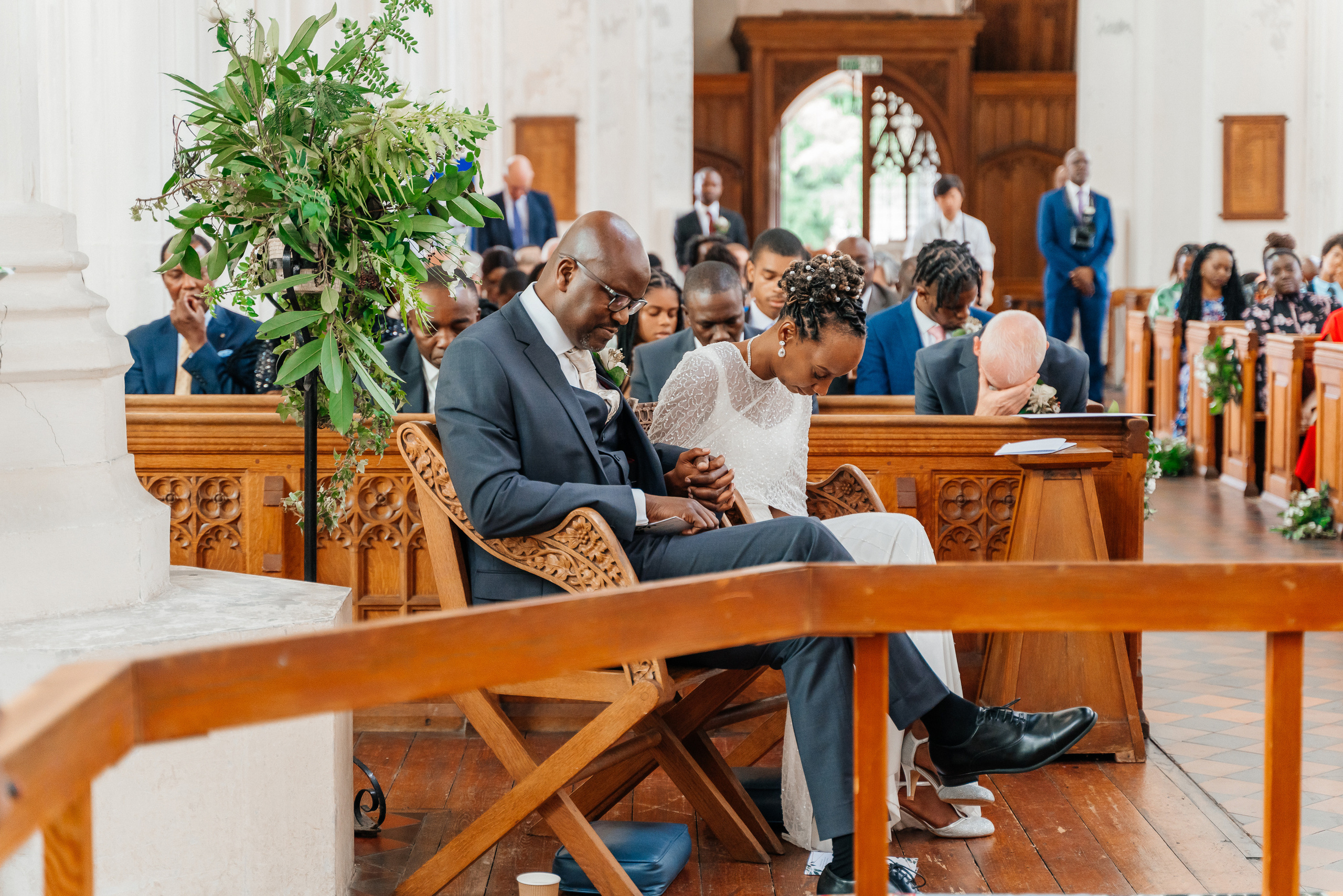 Wedding in St Mary the Virgin Ware