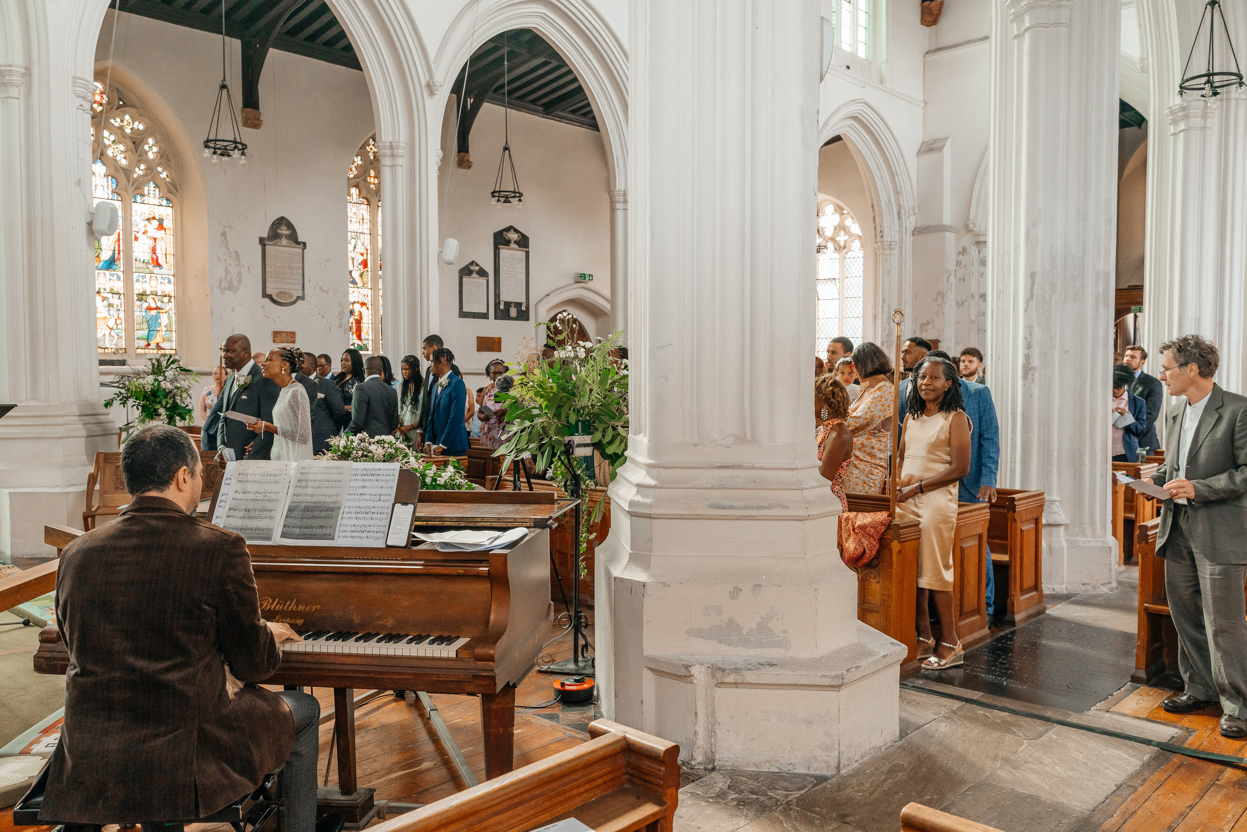 Wedding in St Mary the Virgin Ware
