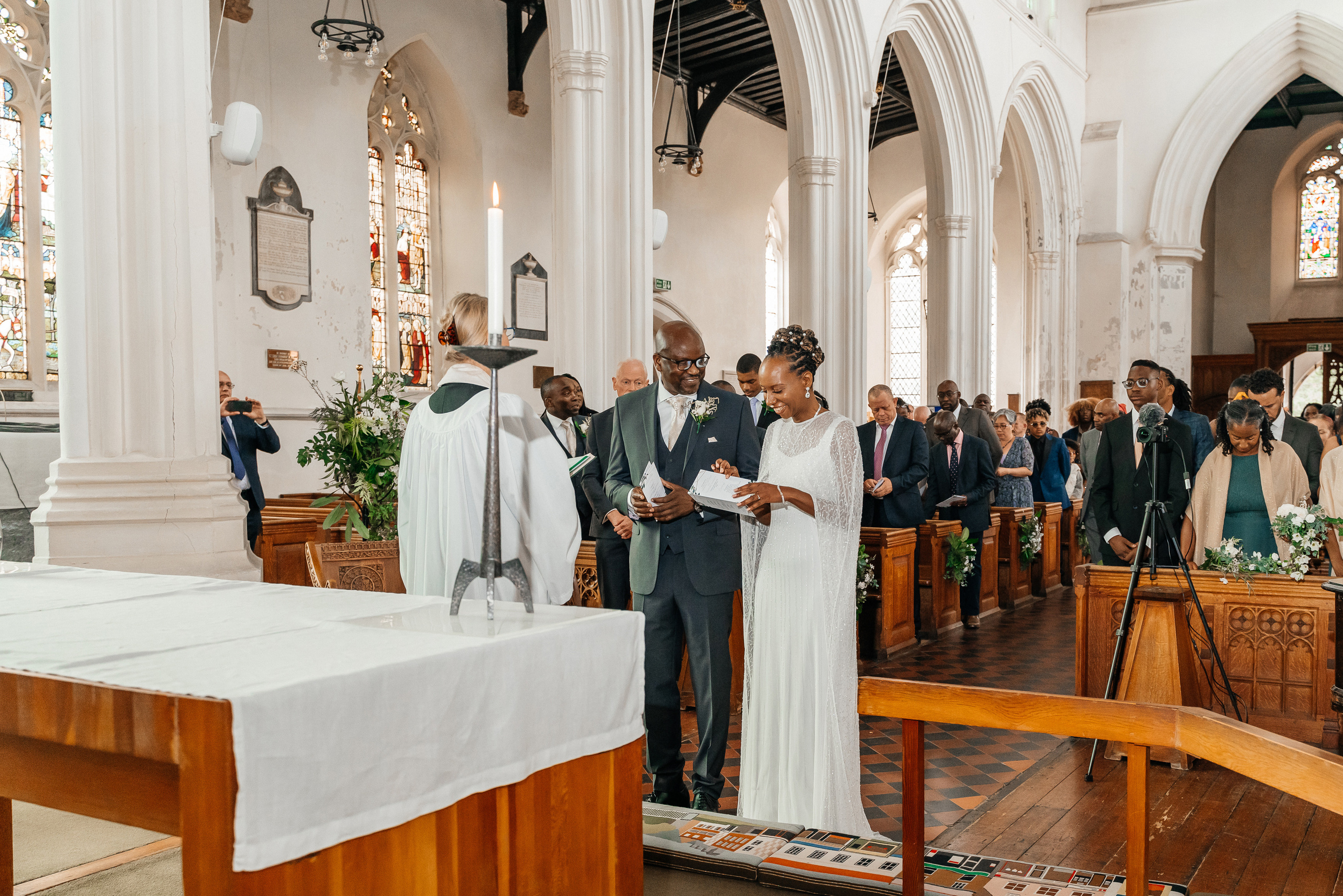 Wedding in St Mary the Virgin Ware