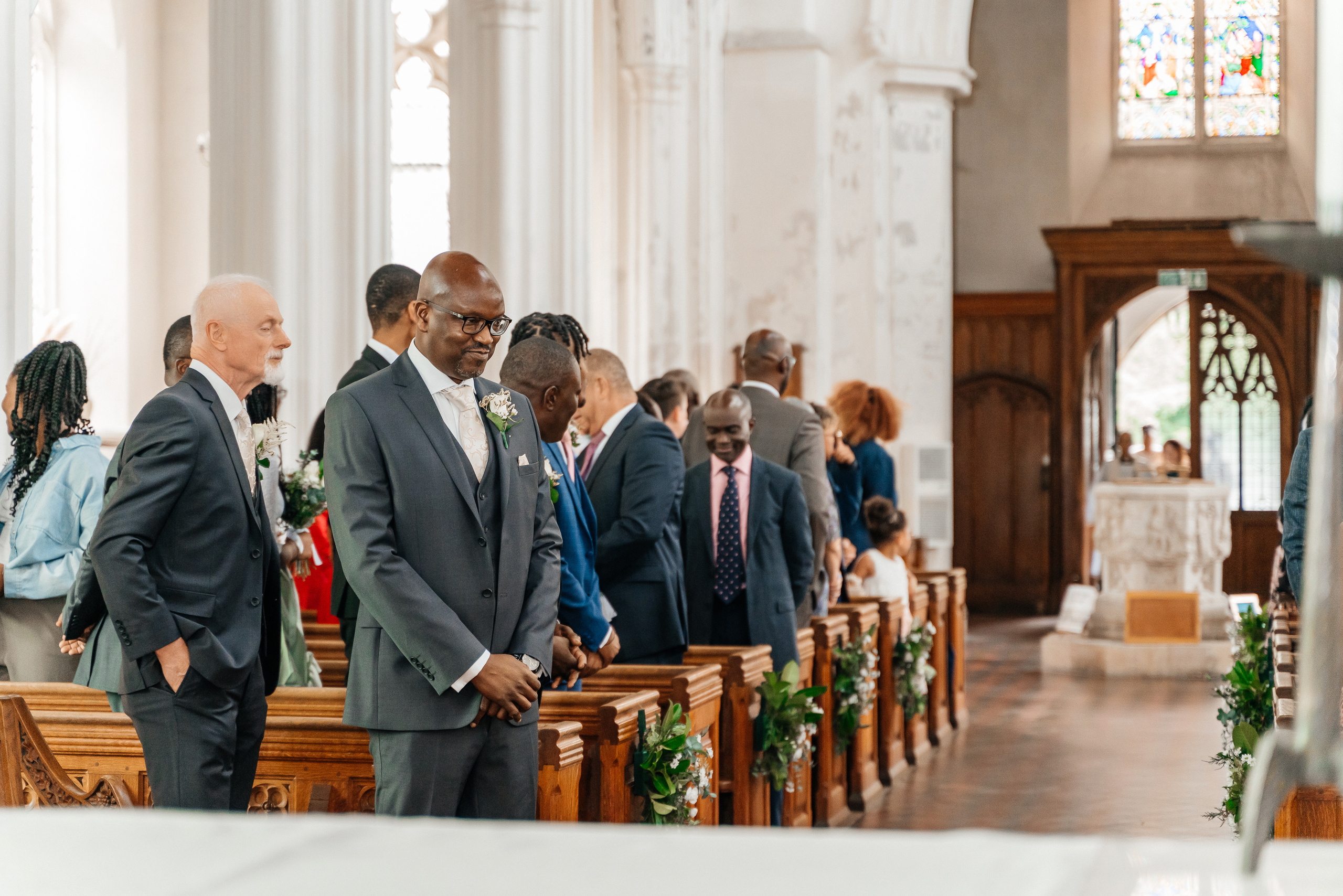 Wedding in St Mary the Virgin Ware
