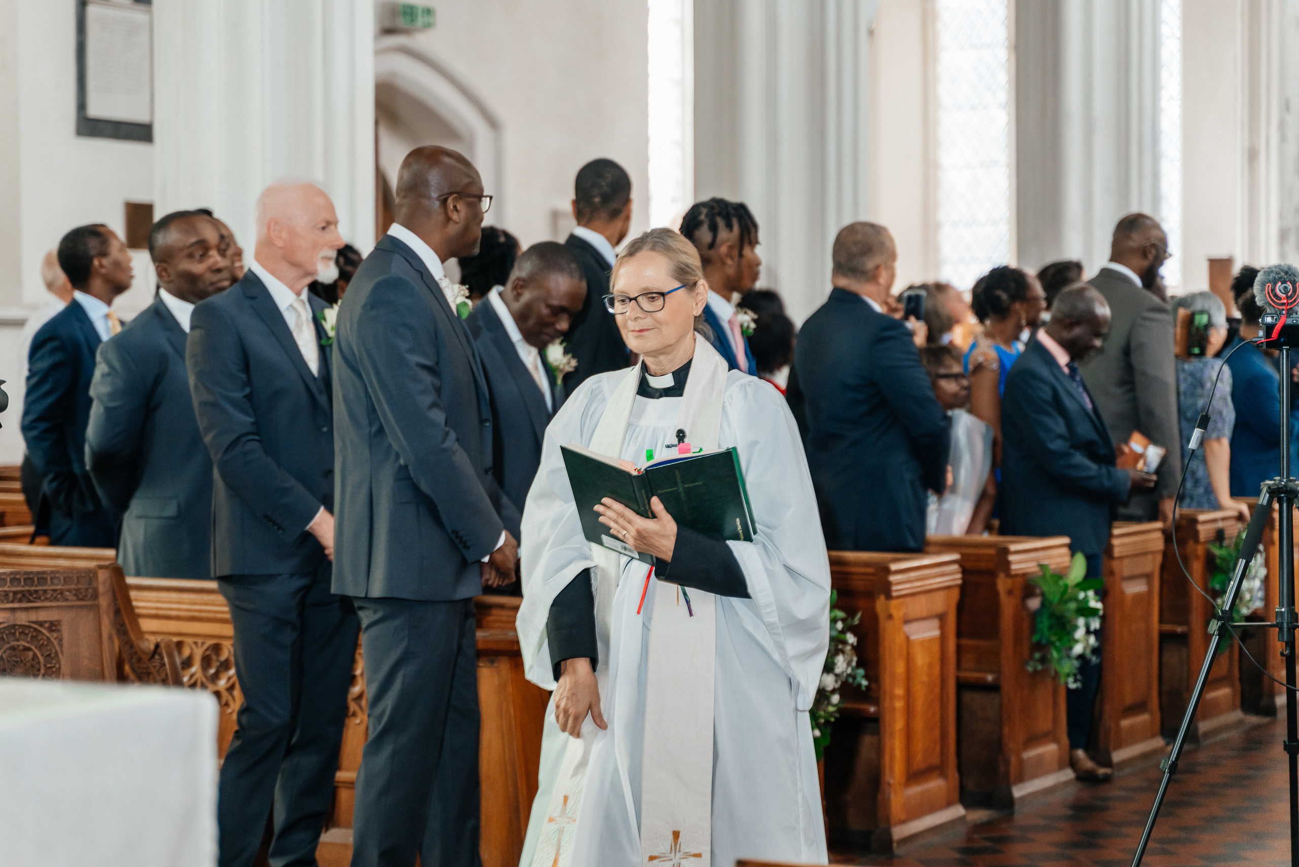 Wedding in St Mary the Virgin Ware