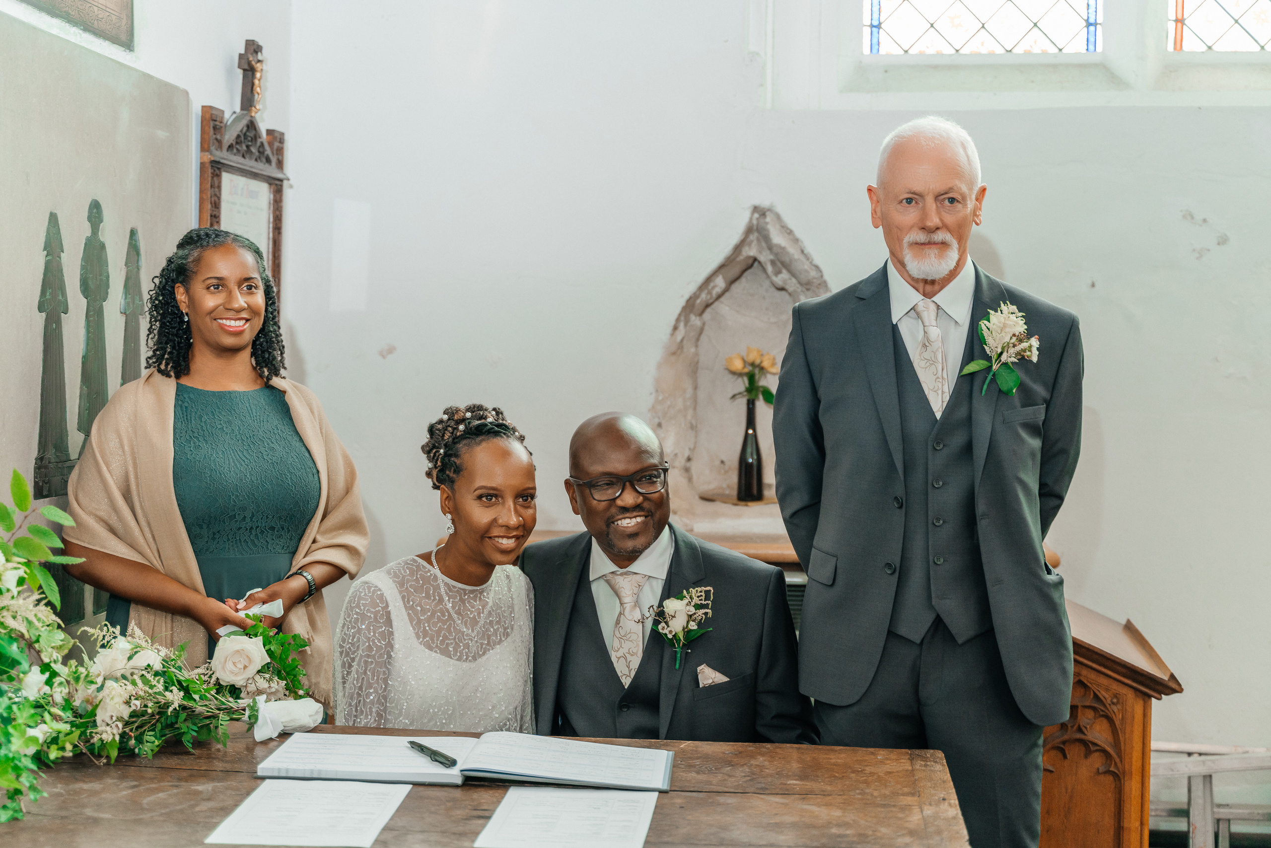 Wedding in St Mary the Virgin Ware