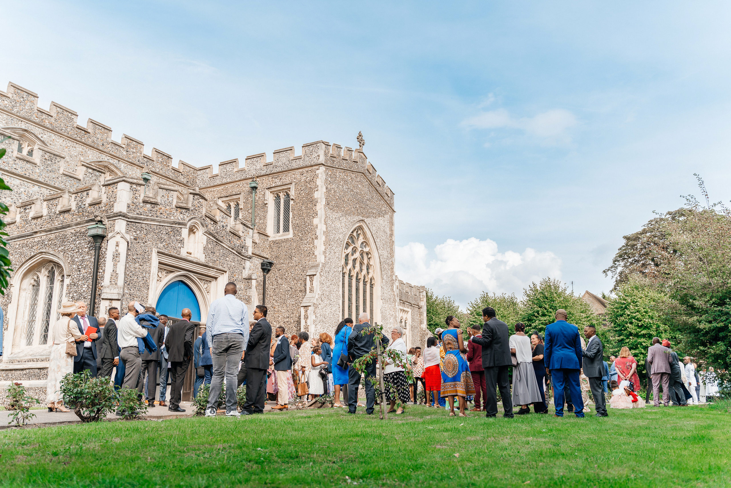 Wedding in St Mary the Virgin Ware