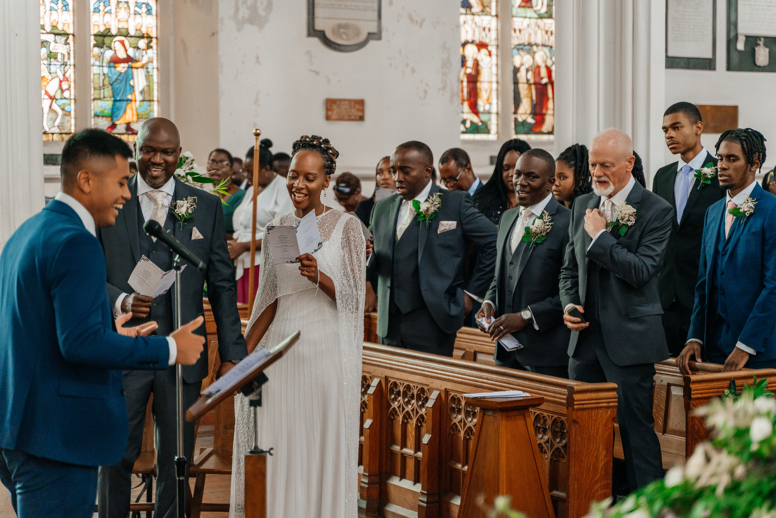 Wedding in St Mary the Virgin Ware