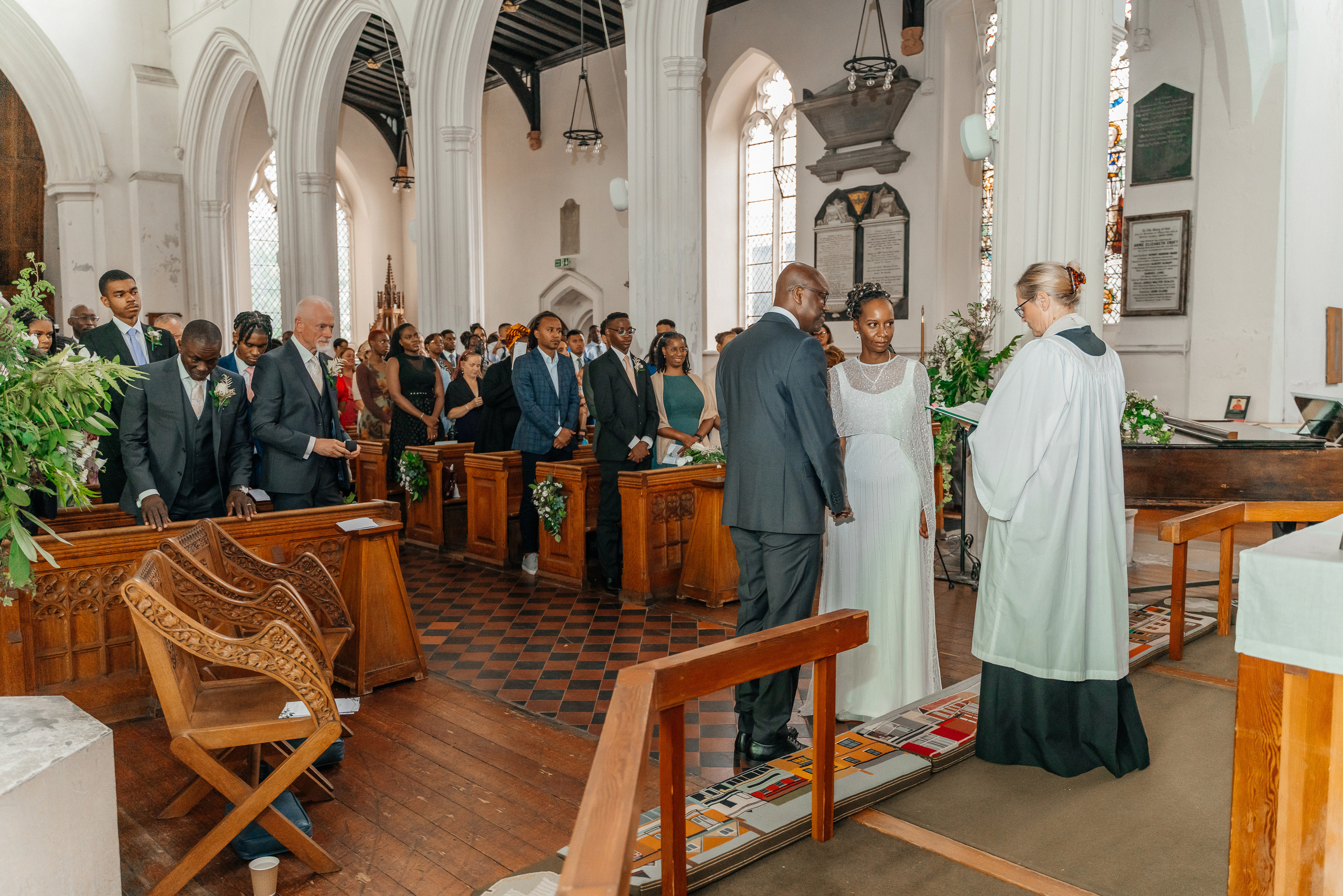 Wedding in St Mary the Virgin Ware