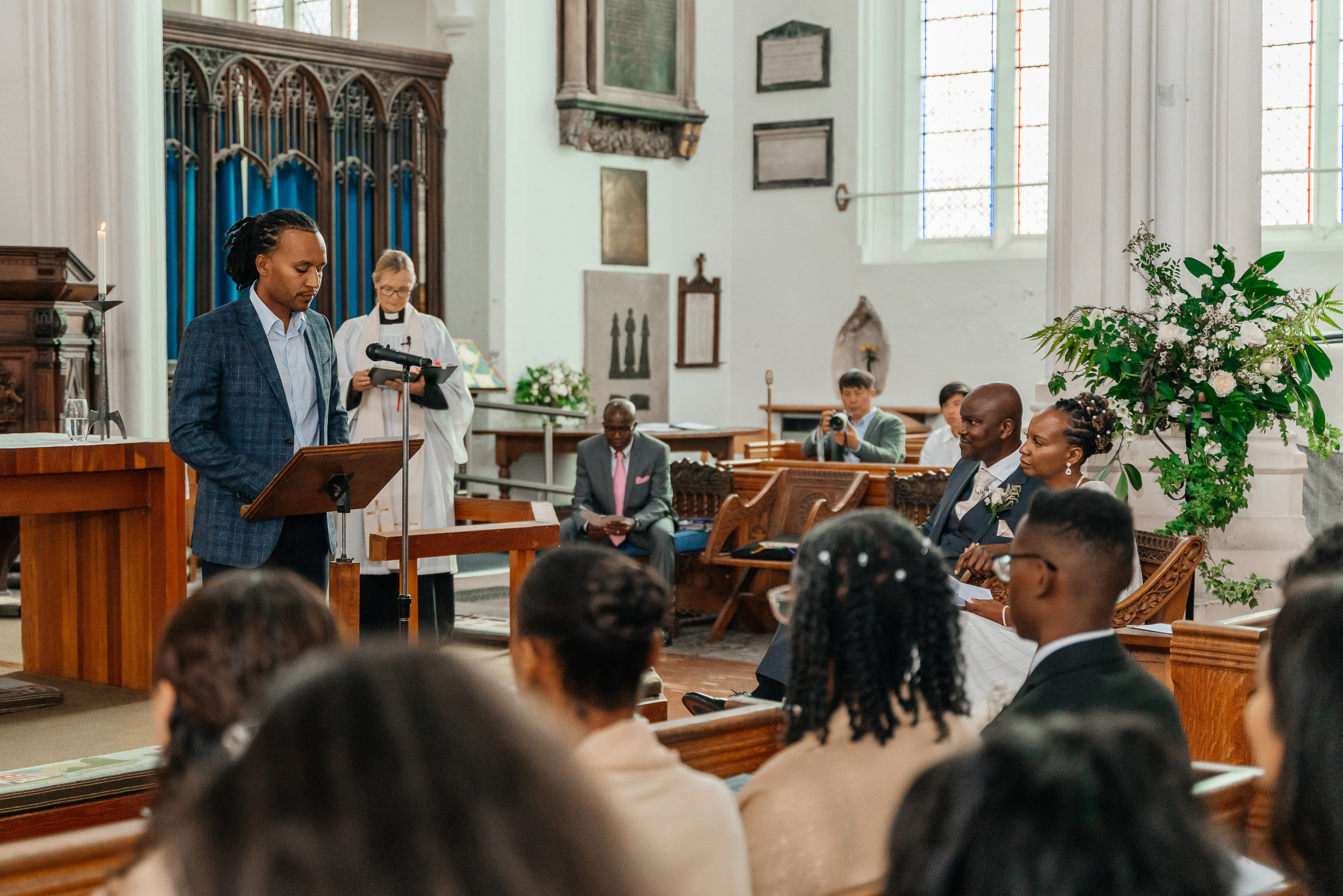 Wedding in St Mary the Virgin Ware