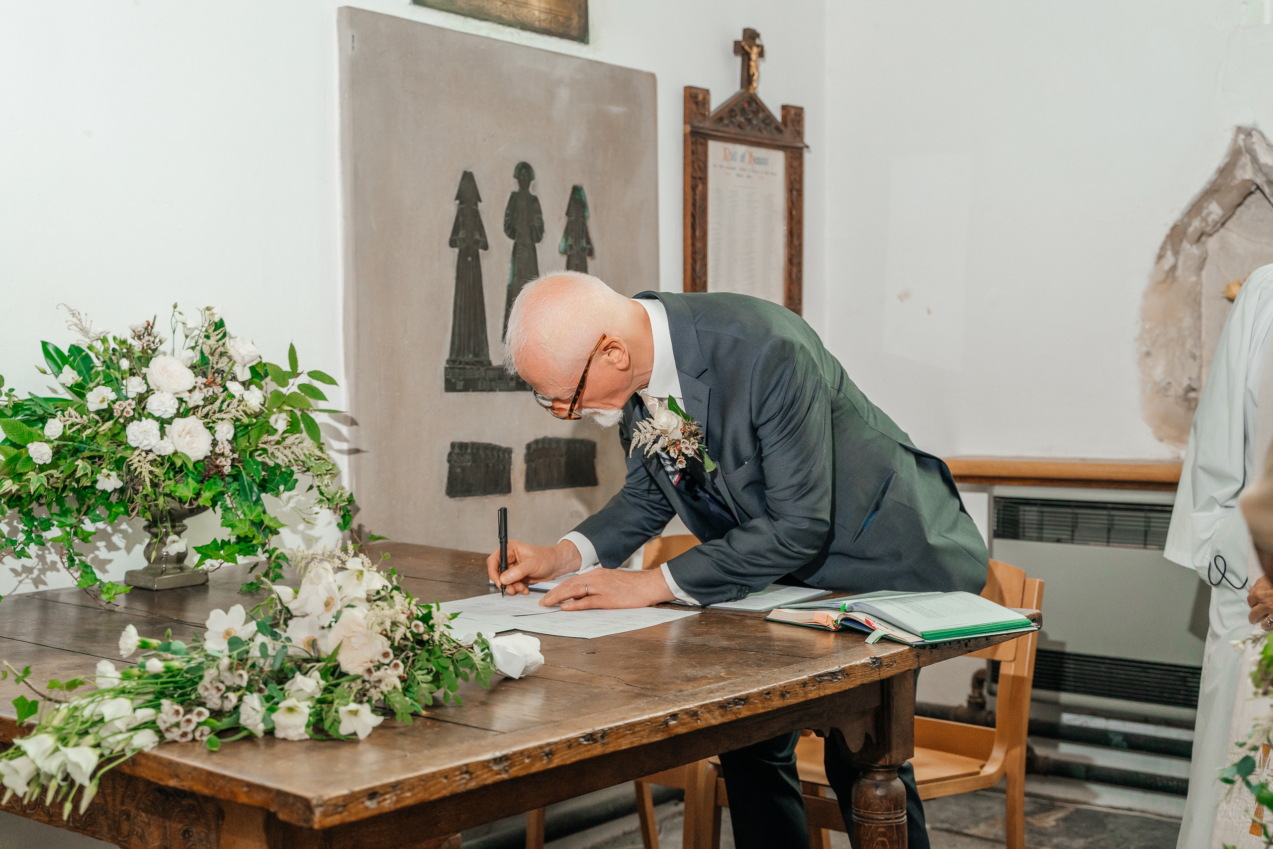 Wedding in St Mary the Virgin Ware