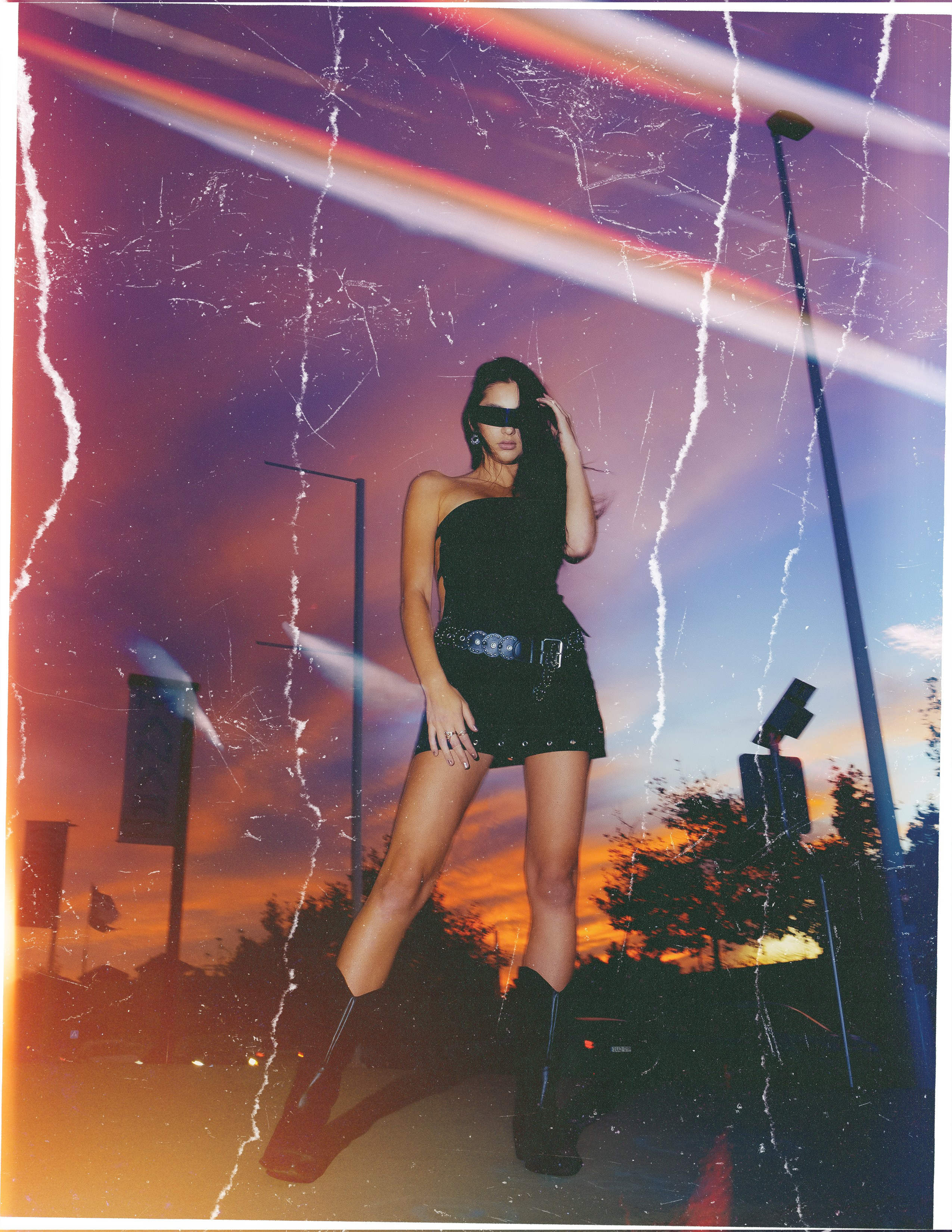 Industrial style fashion photo shoot with professional model in Torrevieja — Photographer Andrey Lukovnikov