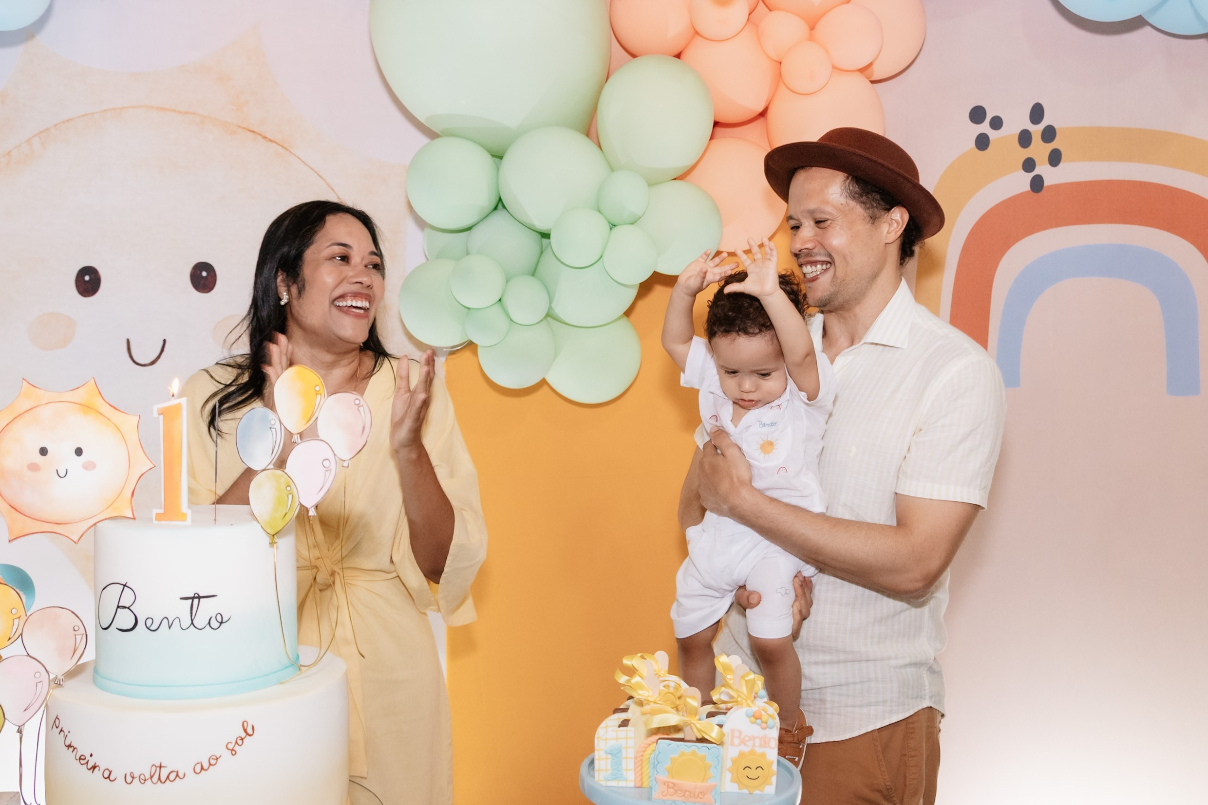 Bento 1 ano • Festa infantil em A Casa com Jardim | Fotografia de Família em Brasília e Recife. Fotógrafa em Brasília e Recife | Ensaios de família, gestante e festas infantis — Ize Fotografia