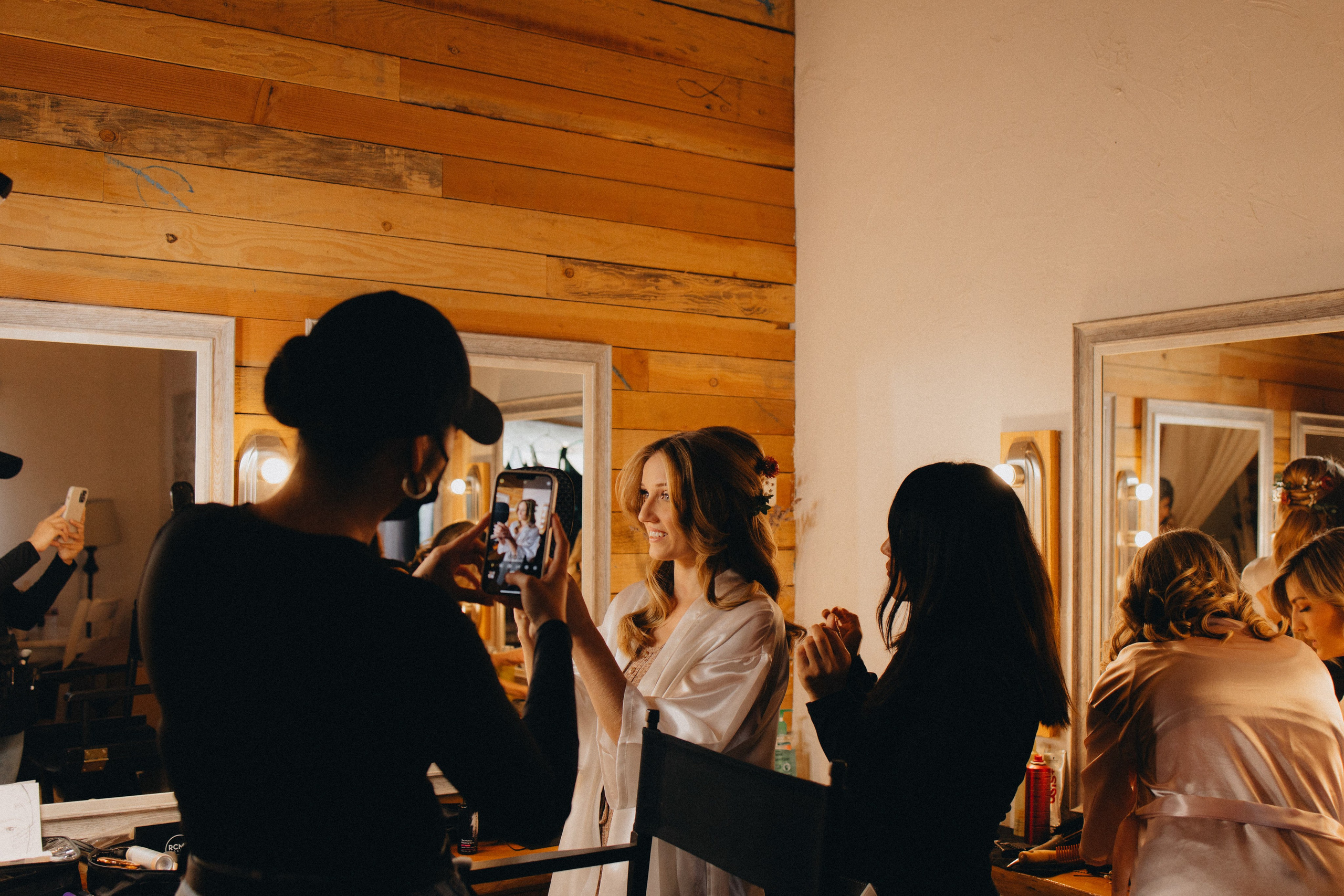 Jessie and Isaac on their wedding day in Portland, Oregon – a genuine moment of joy captured by photographer Georgy Shishkin in a romantic outdoor style, reflecting the charm of Portland & Seattle wedding photography.