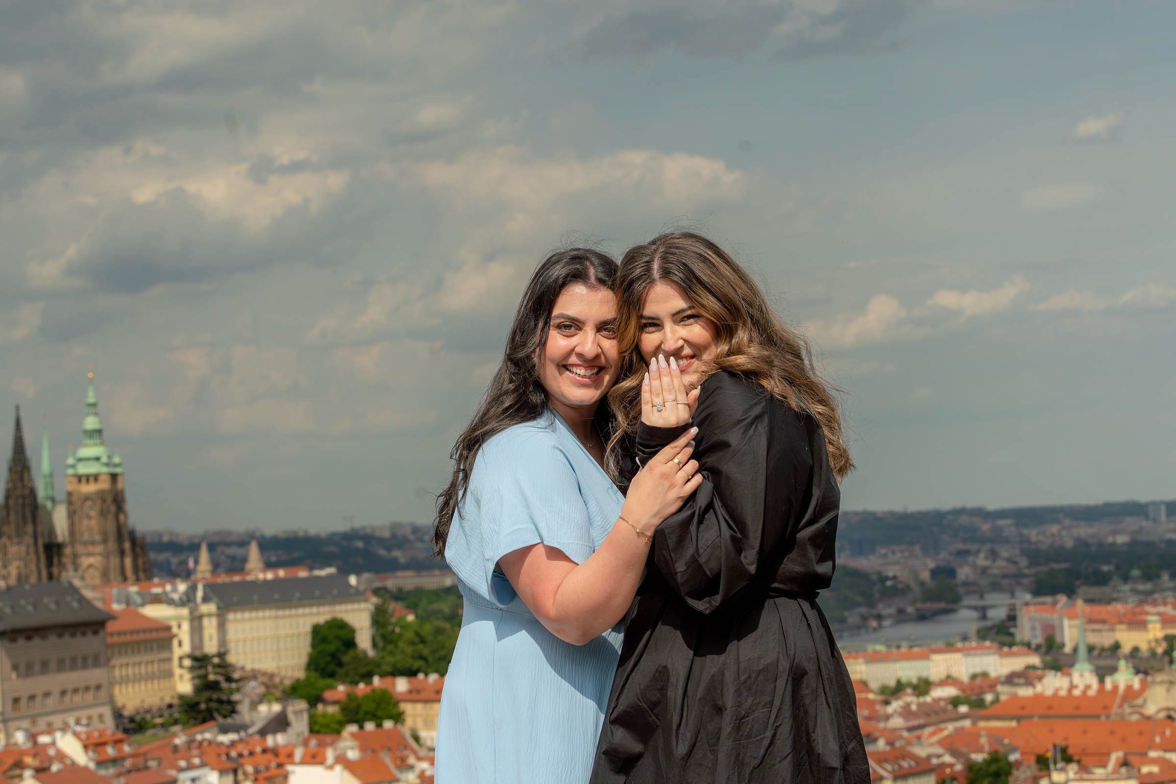 Strahov Library Prague Proposal | Surprise Engagement Photos in Prague