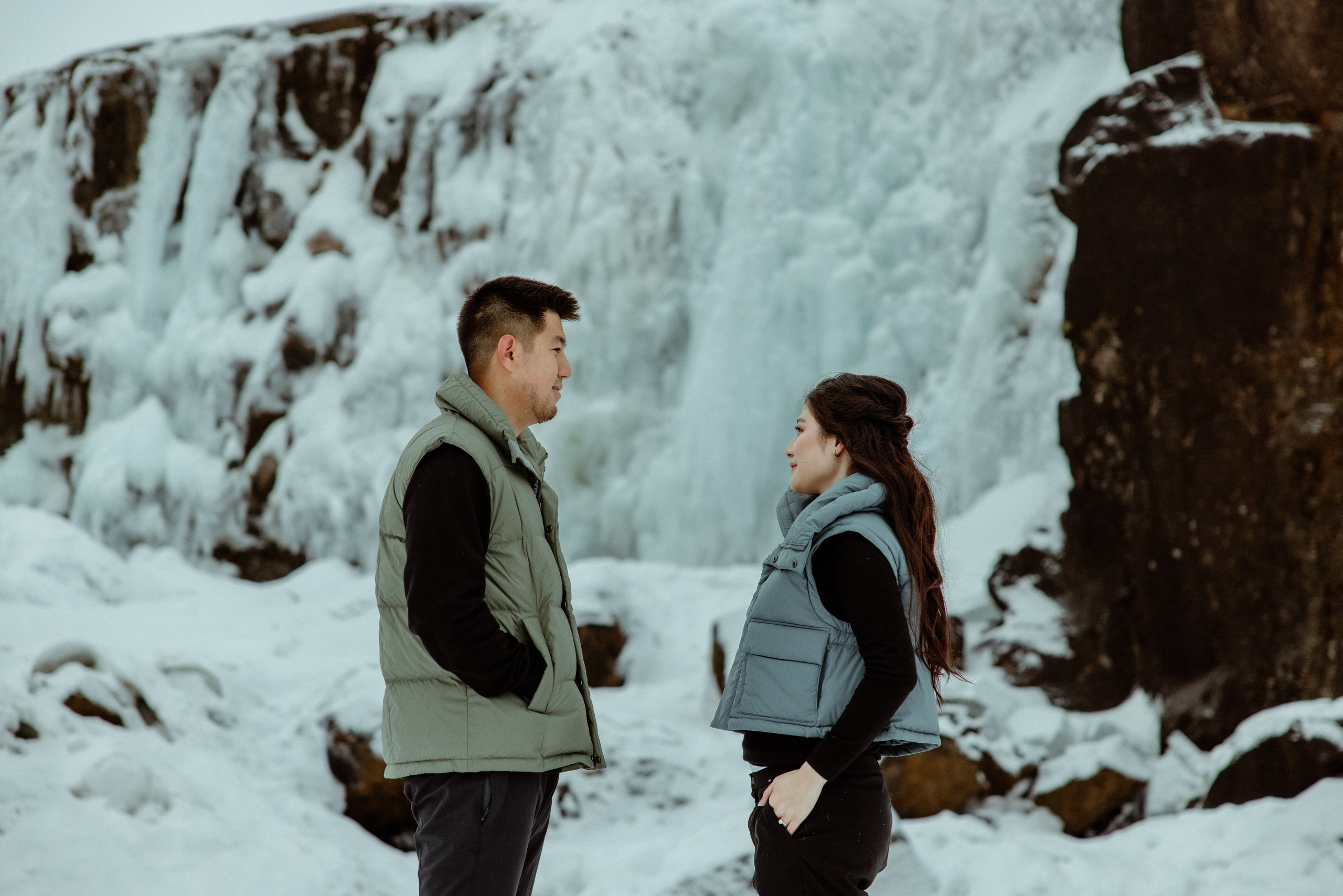 Aditya+Jessica | Winter adventures in Iceland. Iceland elopement photographer & videographer
