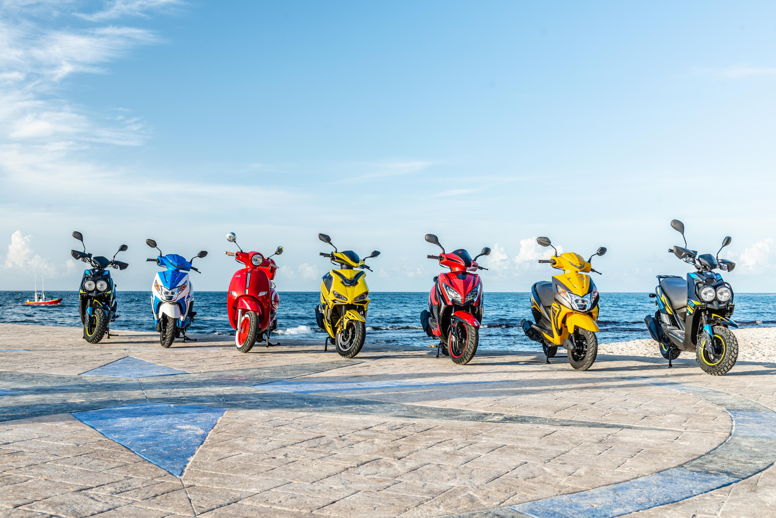 Scooter Photography for Rental Website in Mexico. PHOTOGRAPHER QUINTANA ROO