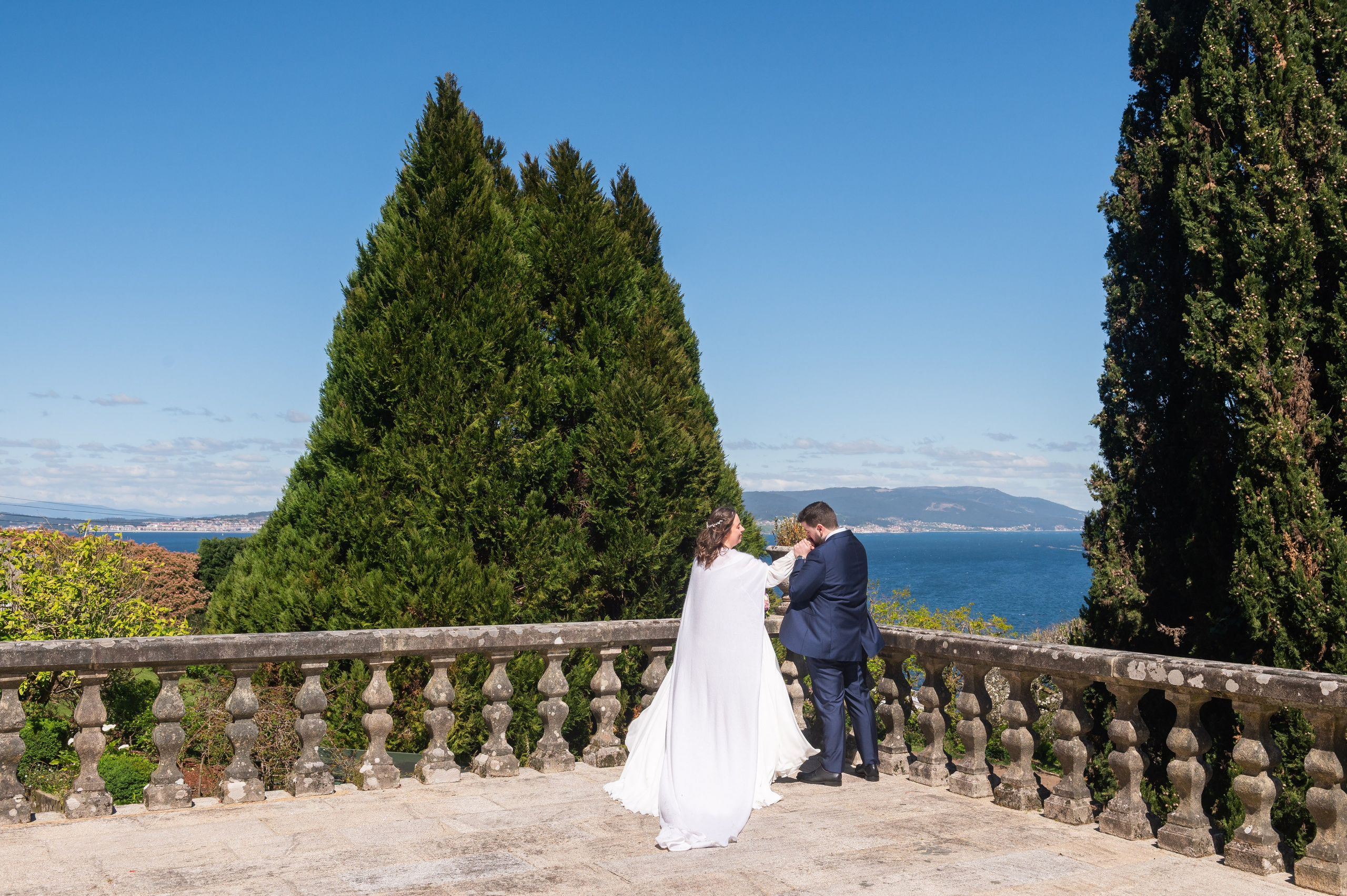 Boda de Claudia y Gabriel · Pazo de Santa Cruz de Bueu, Galicia · Javier Poveda