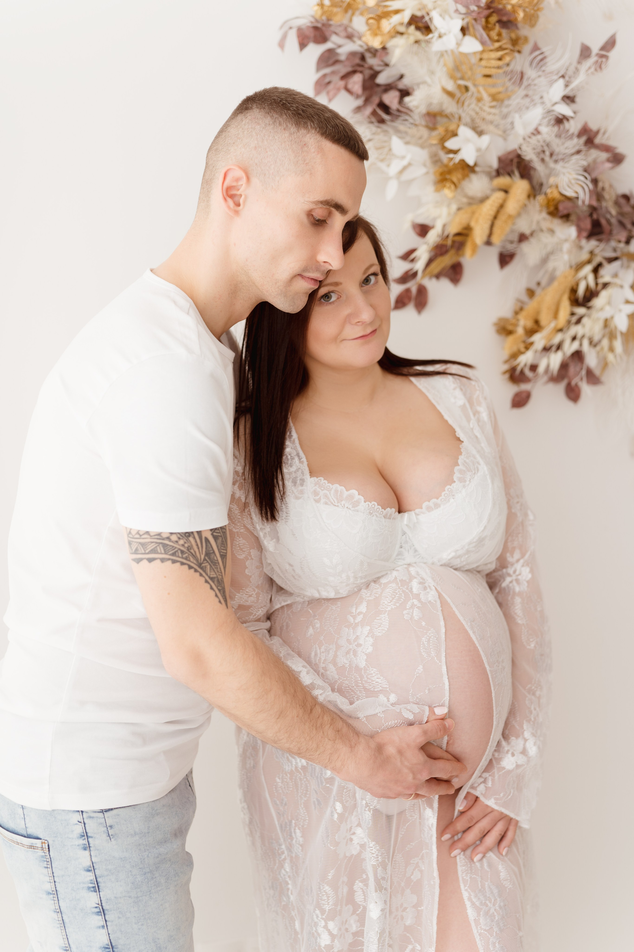 Sesja rodzinno-ciążowa. Fotograf Łódź - sesja ciążowa, noworodkowa, dziecięca. Studio w Łodzi