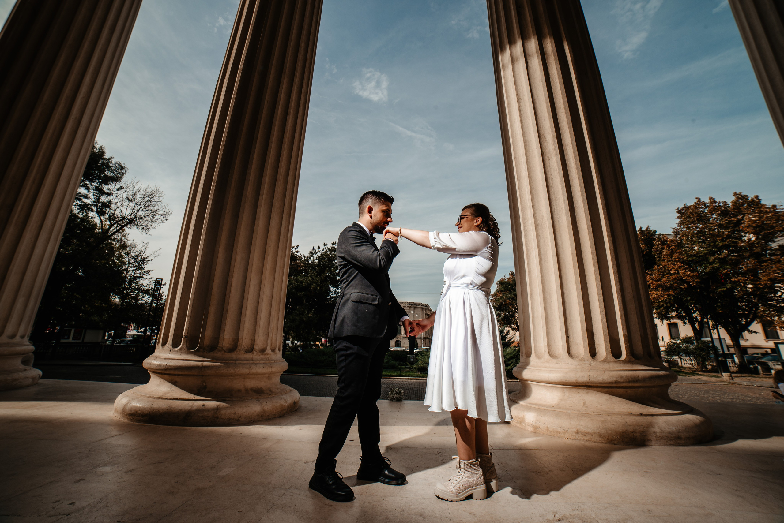 Sedinta foto cuplu Ateneu Bucuresti