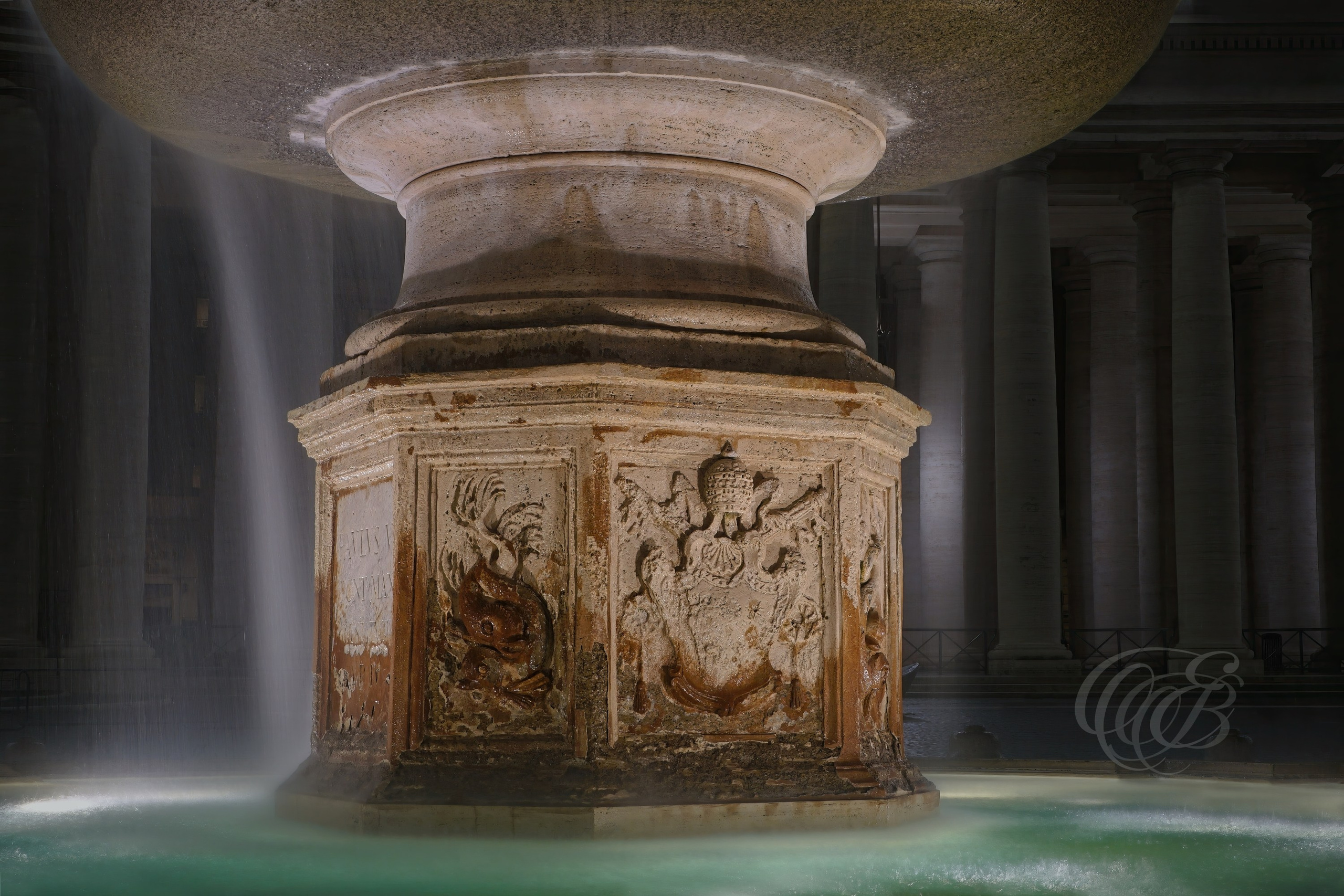 Rome, Italy – Fountain of St. Peter’s Square – Eduardo Bartoli Fine Art Photography – Photograph of the fountain in St. Peter’s Square, Vatican City, historic Baroque landmark in Rome – Rome, Italy – Fountain of St. Peter’s Square – Eduardo Bartoli Fine Art Photography.