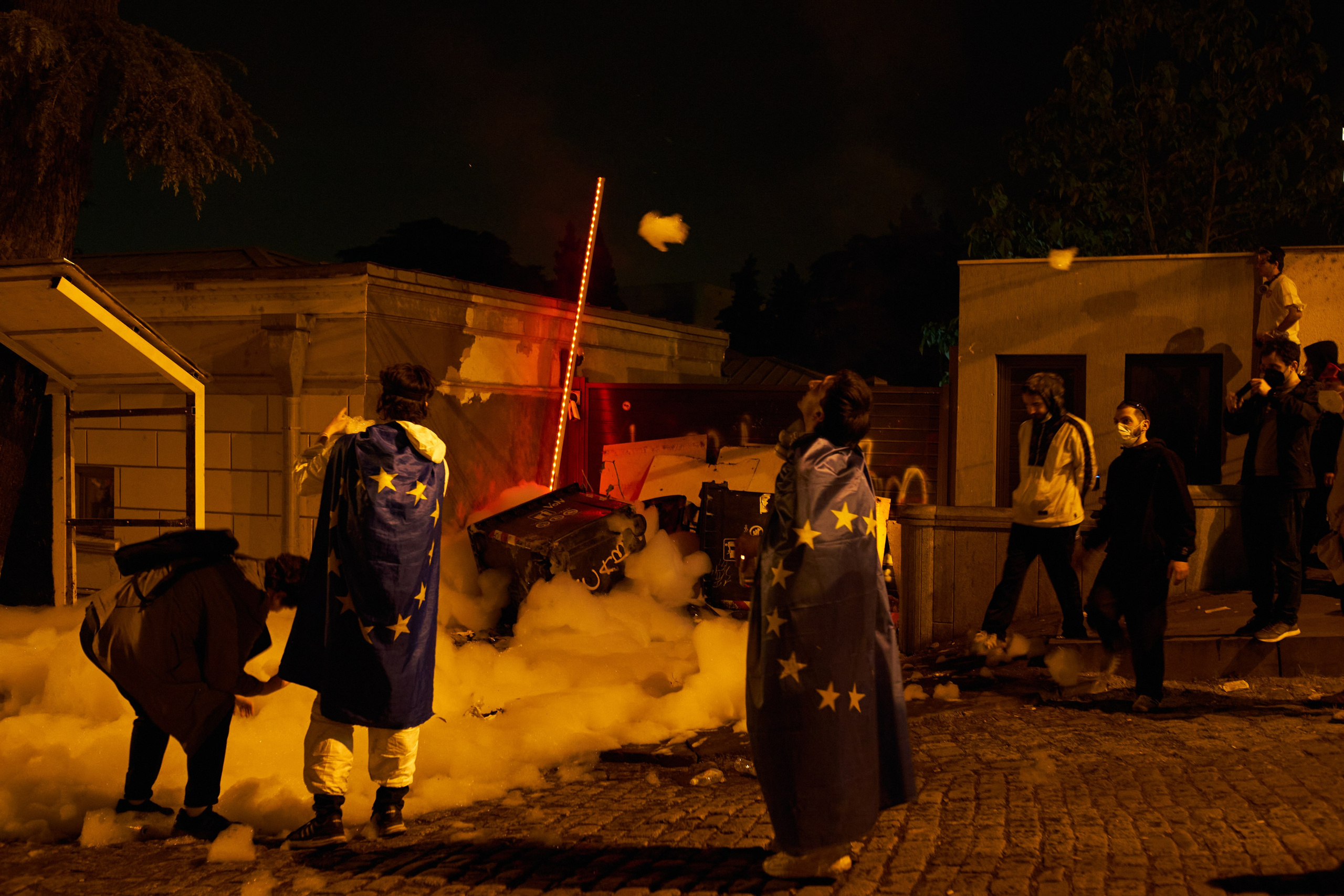 Georgia against «foreign law»/ არა რუსულ კანონს. Visual artist