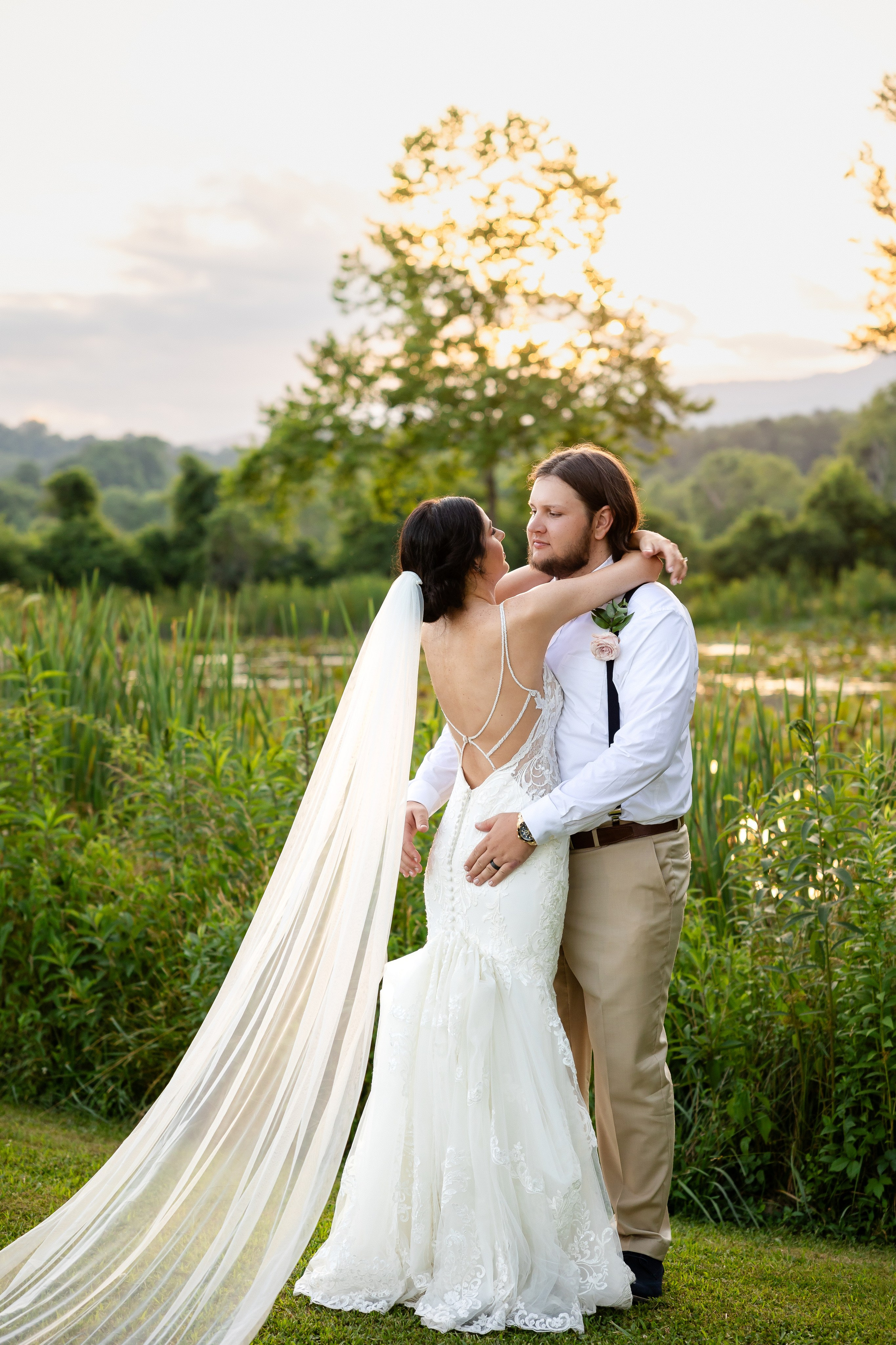 Jacob and Emma: A Wedding at Deerwoode Reserve, Brevard North Carolina. Wedding and portrait photography in Greenville SC