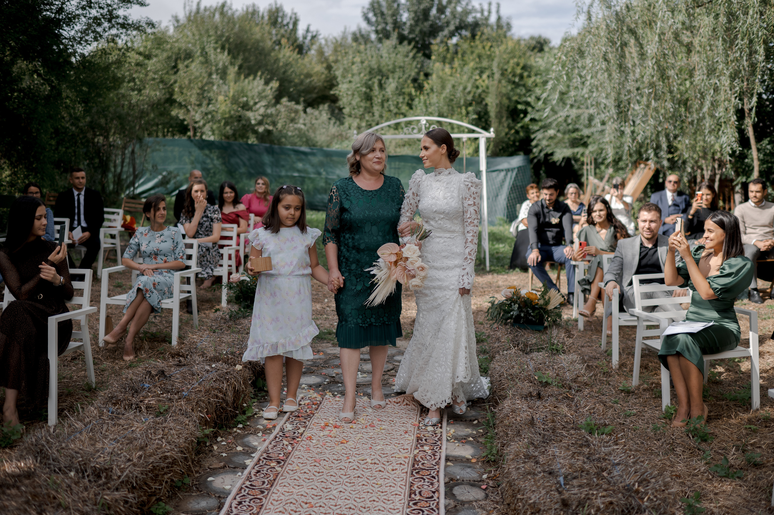 Boho barn wedding in Romania at Papadia Village, Dolj. Wedding photographer and videographer based in Timisoara, Romania