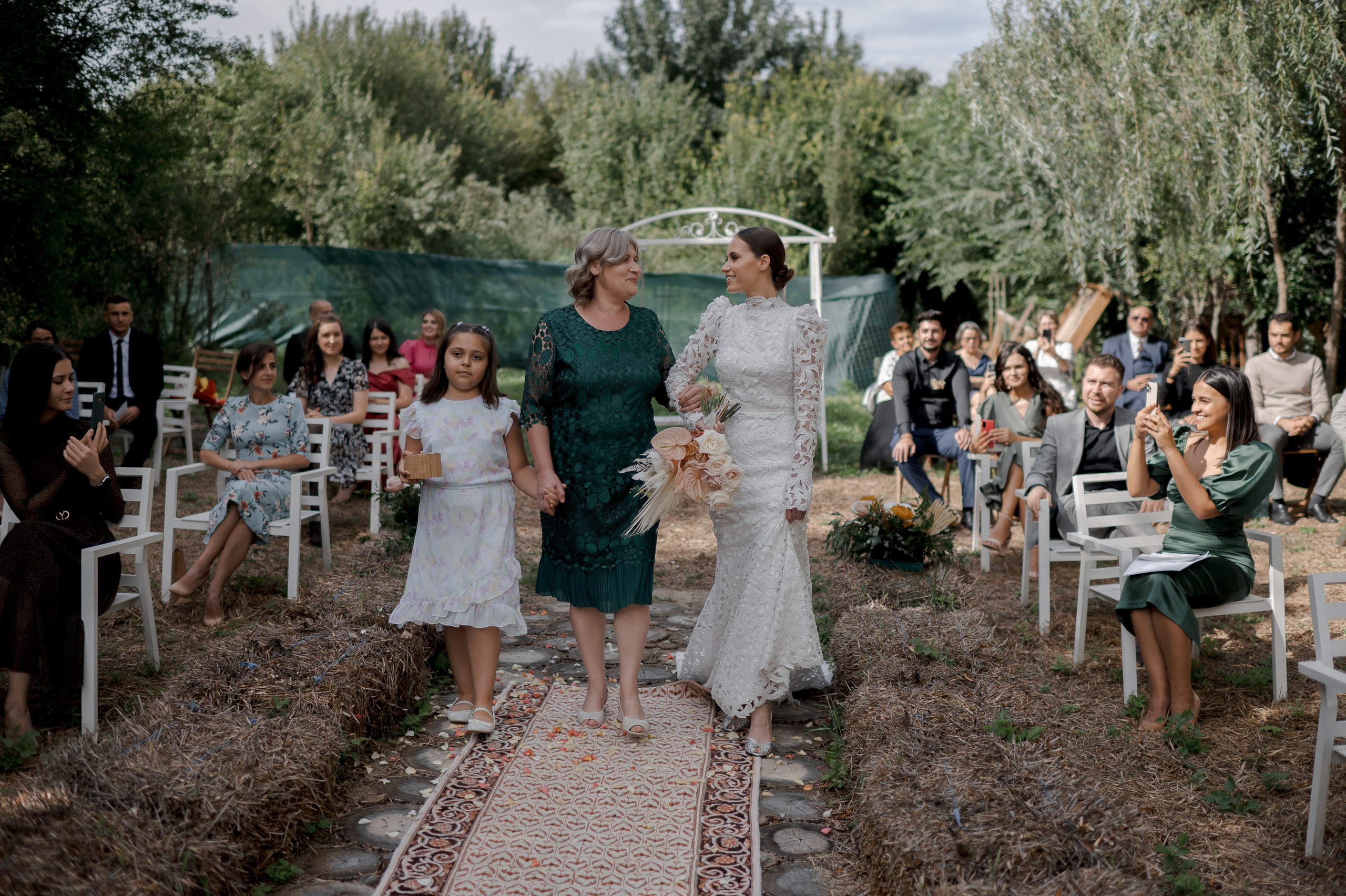 Boho barn wedding in Romania at Papadia Village, Dolj. Wedding photographer and videographer based in Timisoara, Romania