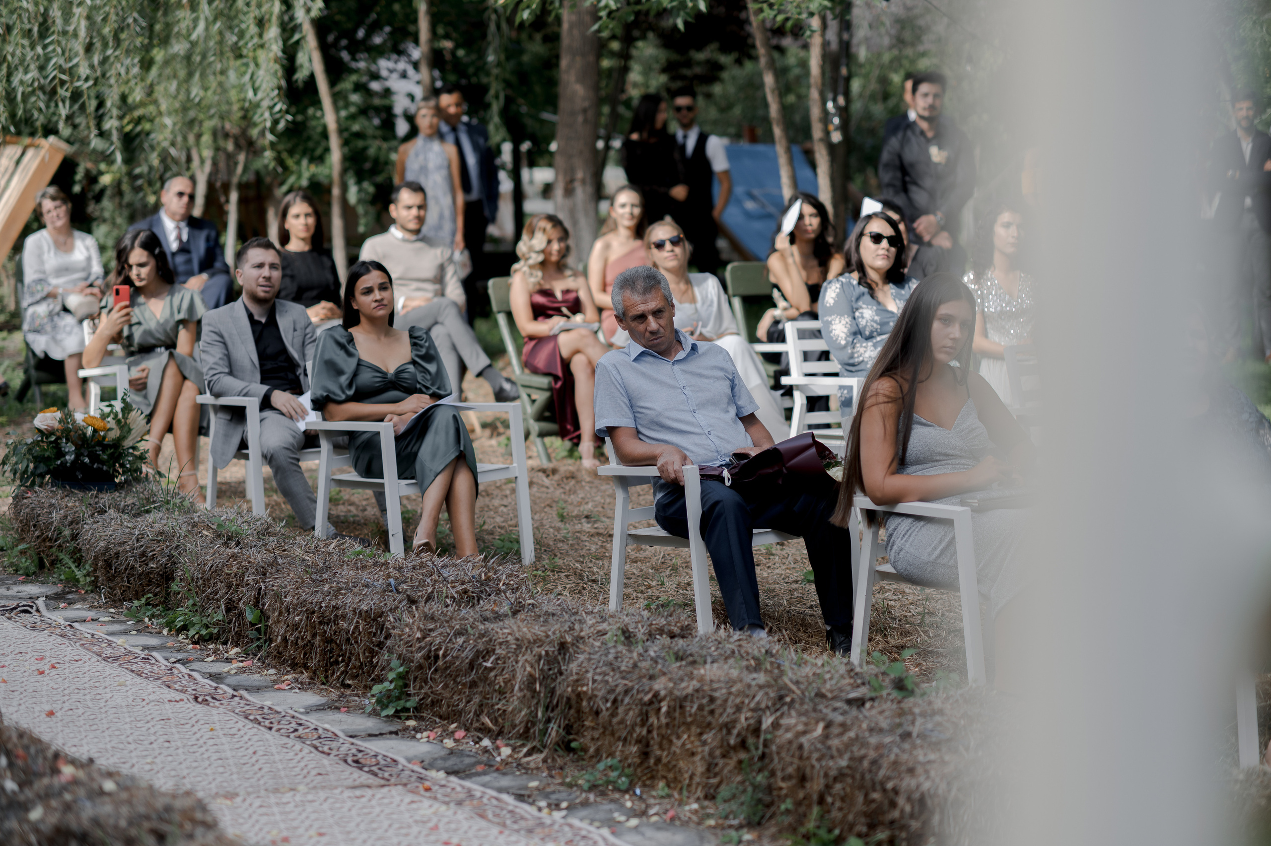 Boho barn wedding in Romania at Papadia Village, Dolj. Wedding photographer and videographer based in Timisoara, Romania