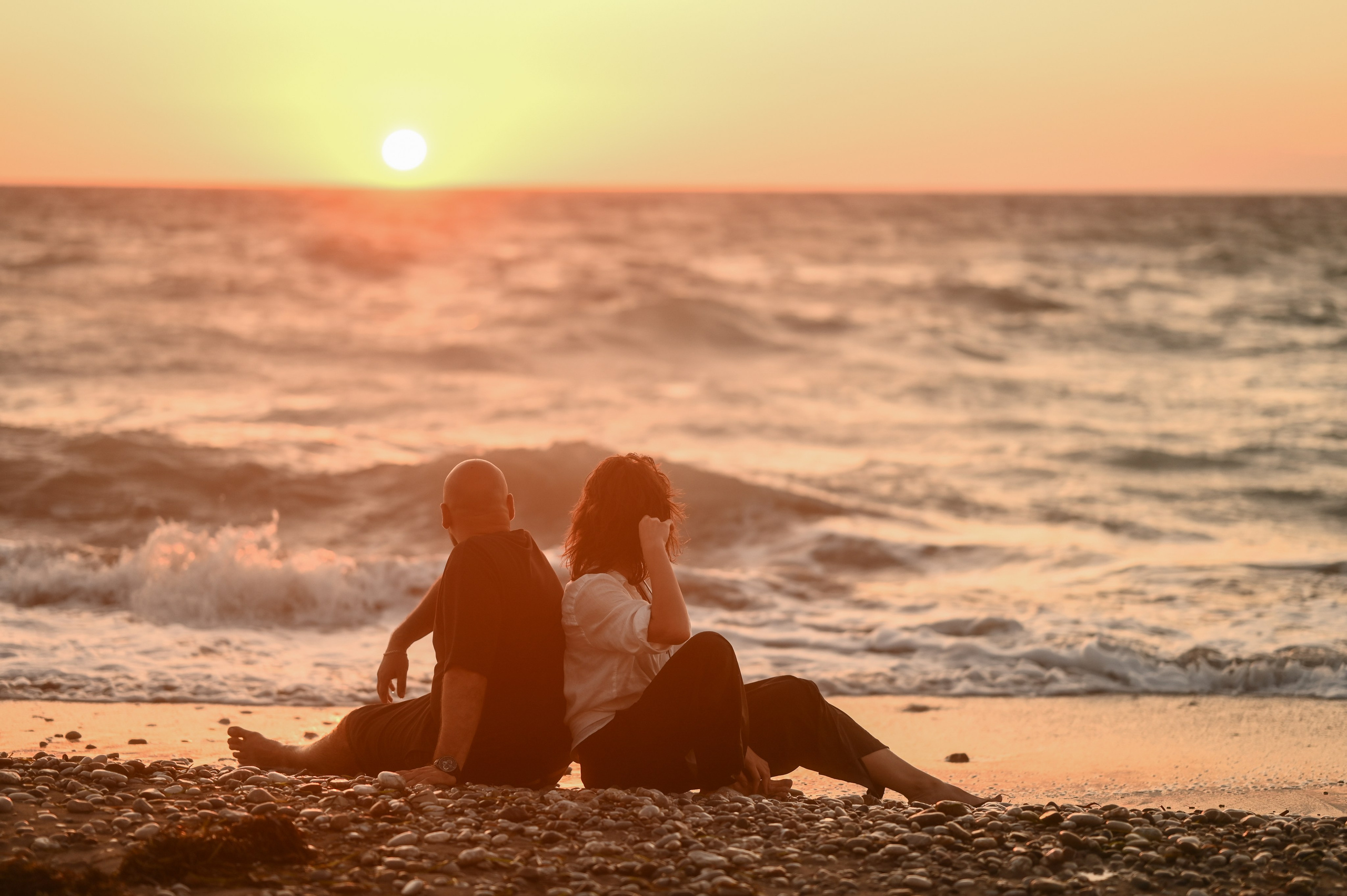 Sunset family photoshoot on the beach Rhodes. Photographer in Rhodes Island