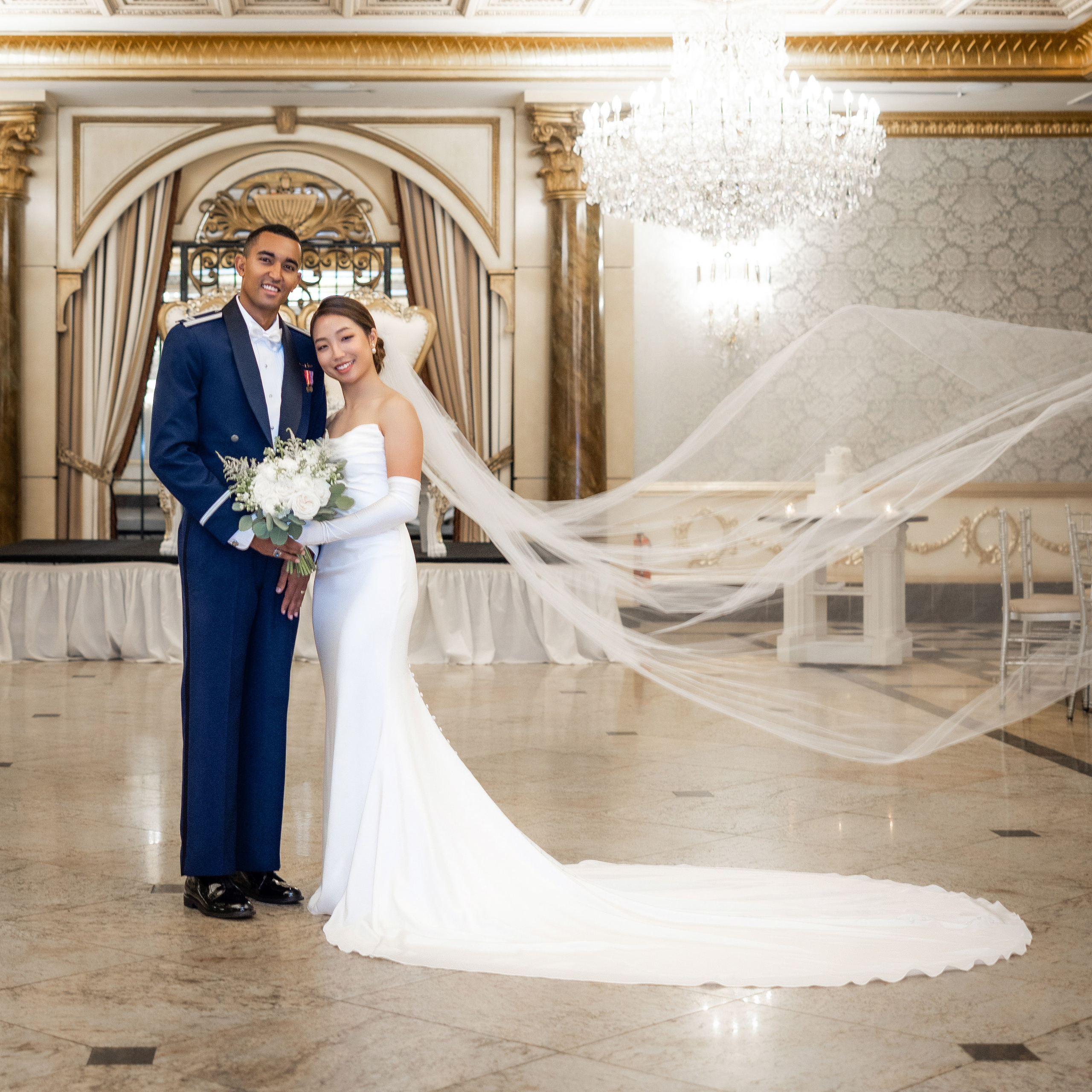 Conner Wiburn & Esther Roh in The Venetian in Garfield, NJ. Wedding Photo & Video