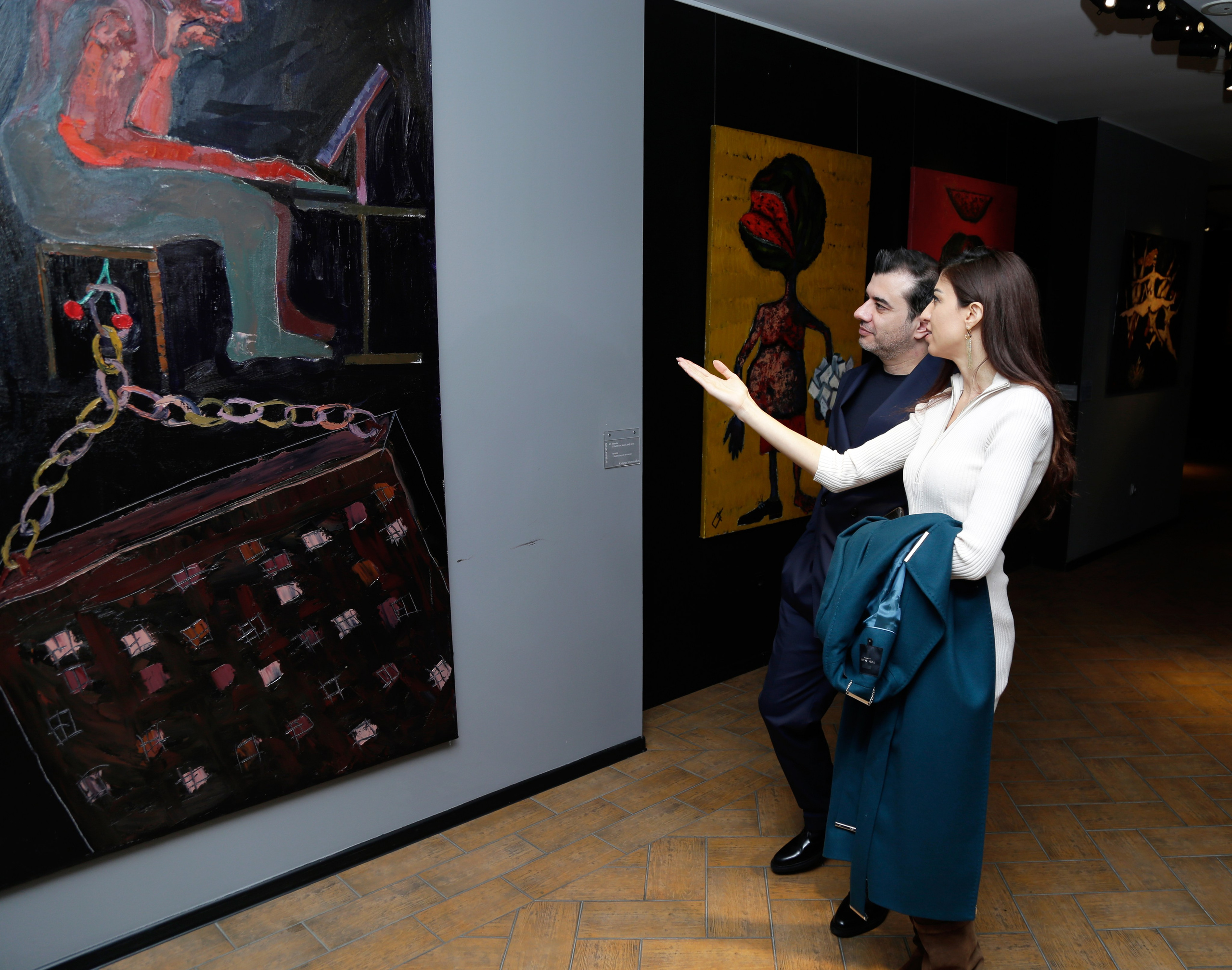 Photo report of “Interpretation” solo exhibition of Kamran Mammadov. KAMRAN MAMMADOV ART