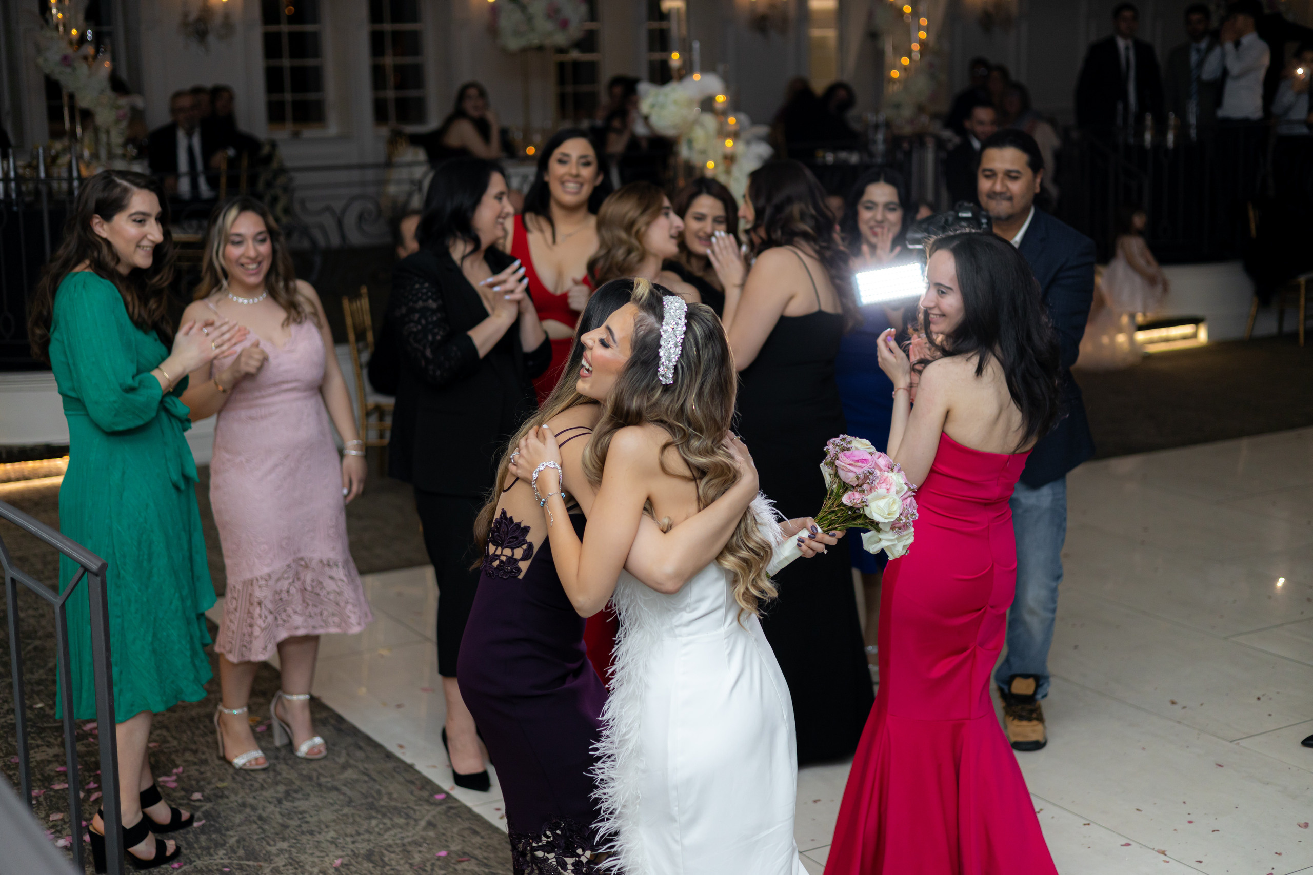 Natalie and Ghasan, Nanina’s in the Park, Belleville, NJ. Wedding Photo & Video