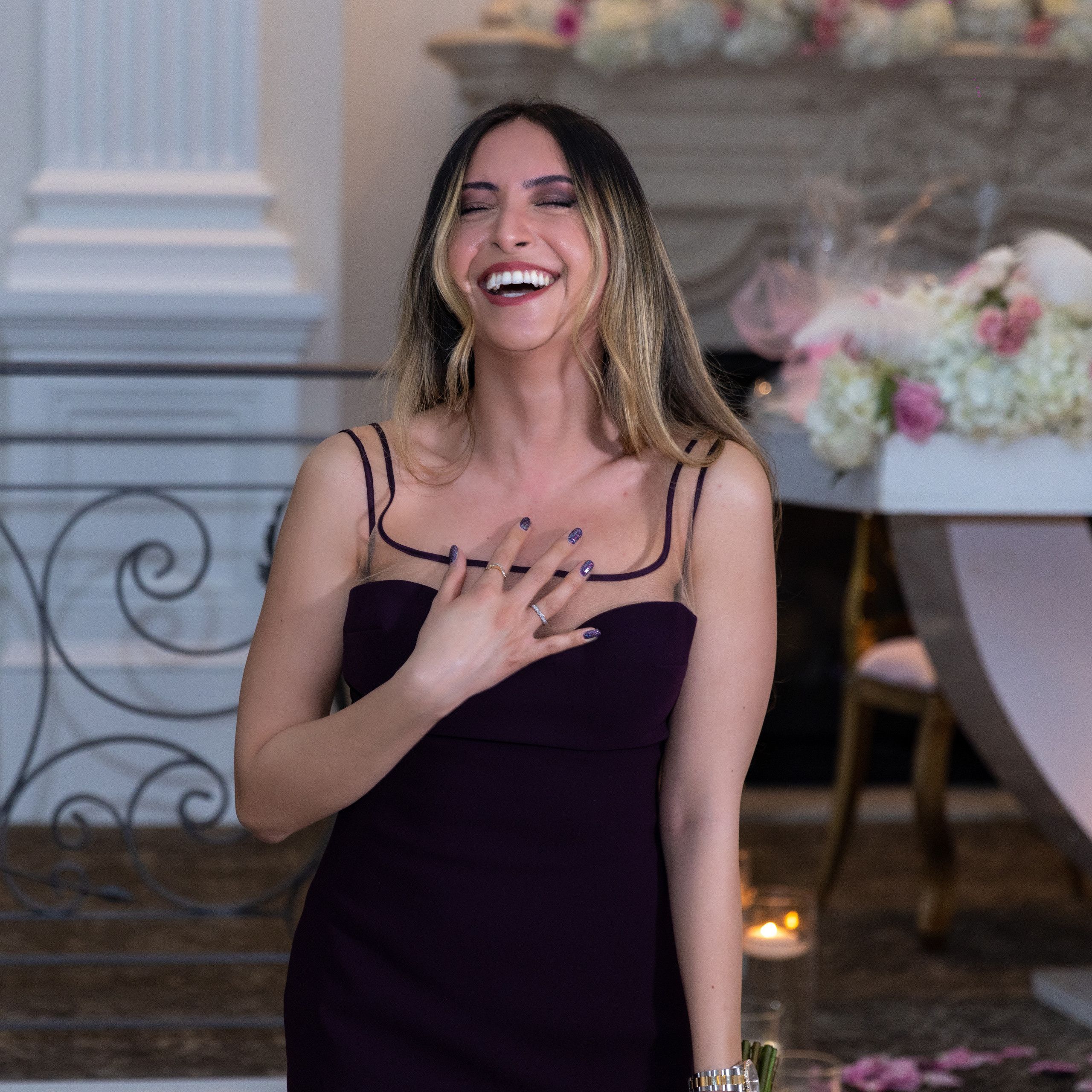 Natalie and Ghasan, Nanina’s in the Park, Belleville, NJ. Wedding Photo & Video