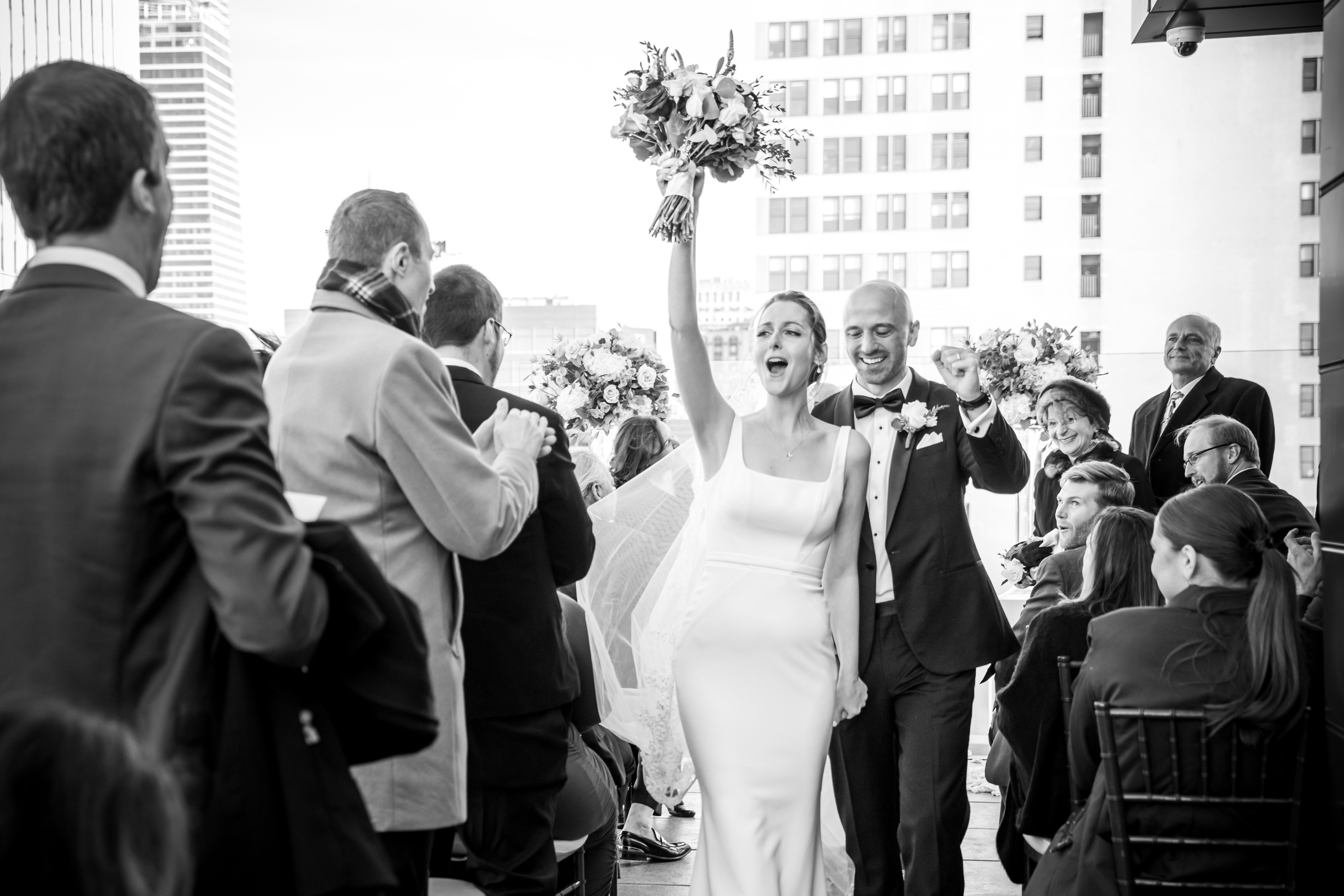 Angela and Alex, The Skylark, Manhattan. Wedding Photo & Video