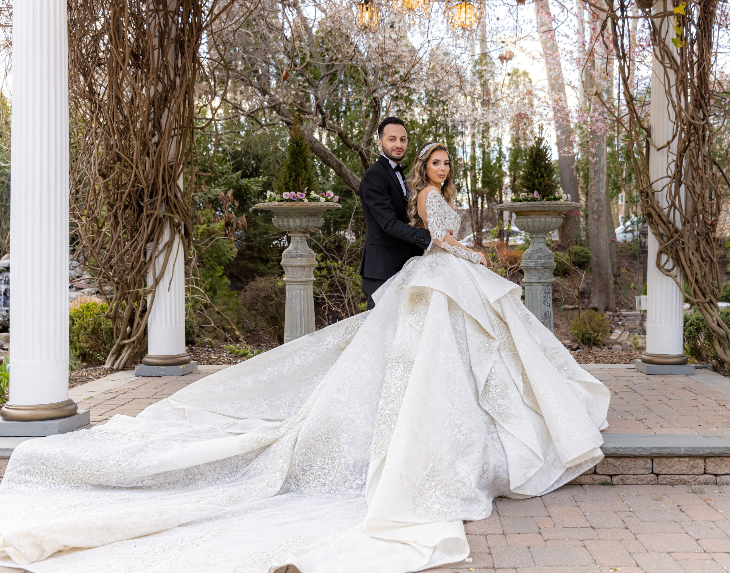 Natalie and Ghasan, Nanina’s in the Park, Belleville, NJ. Wedding Photo & Video