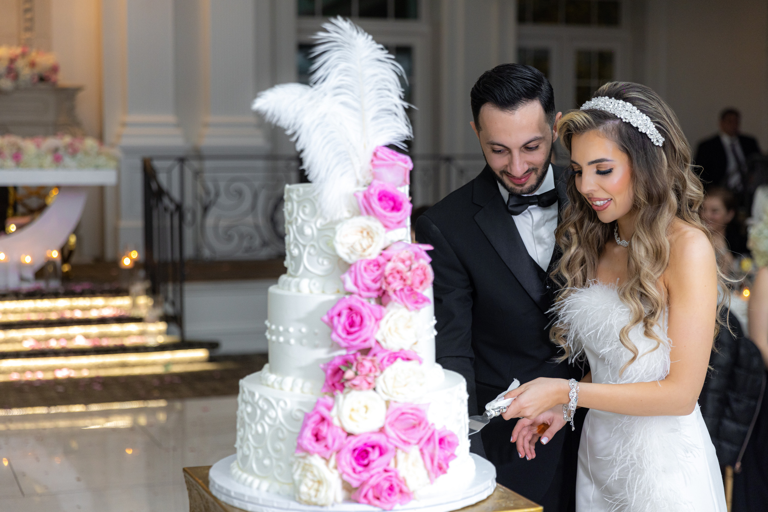 Natalie and Ghasan, Nanina’s in the Park, Belleville, NJ. Wedding Photo & Video