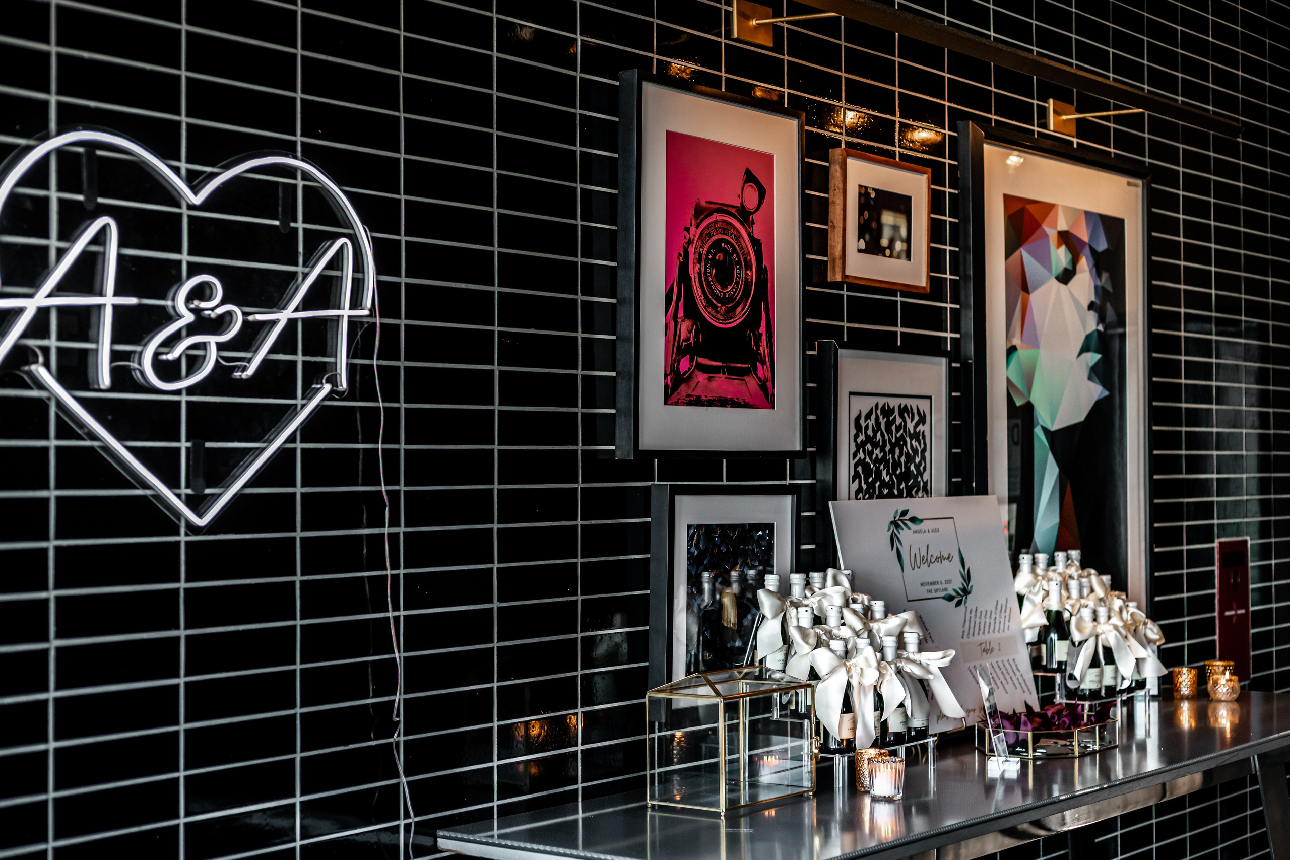 Angela and Alex, The Skylark, Manhattan. Wedding Photo & Video