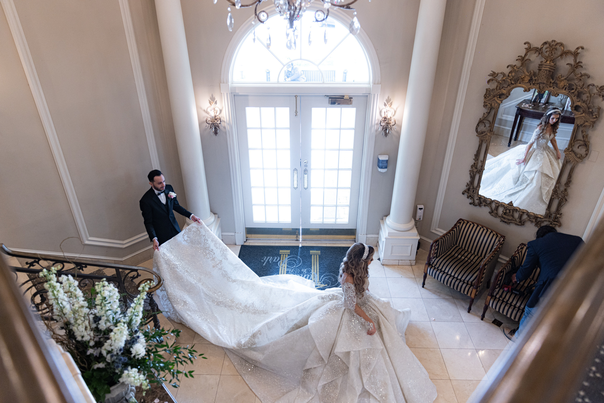 Natalie and Ghasan, Nanina’s in the Park, Belleville, NJ. Wedding Photo & Video