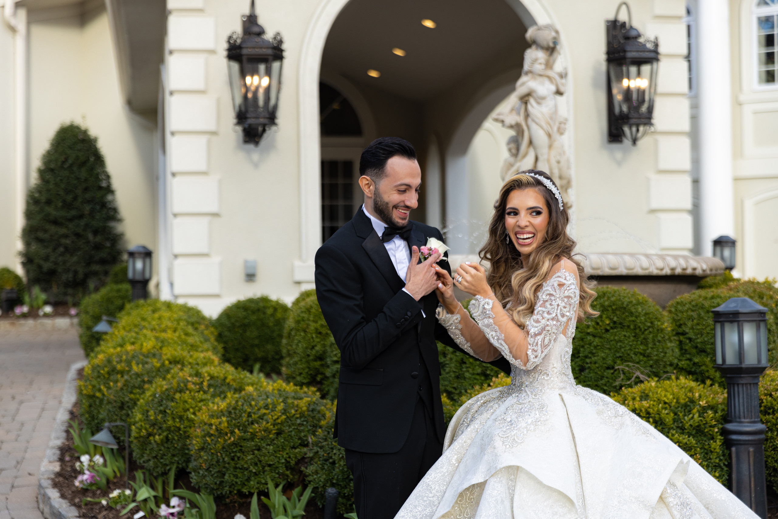 Natalie and Ghasan, Nanina’s in the Park, Belleville, NJ. Wedding Photo & Video