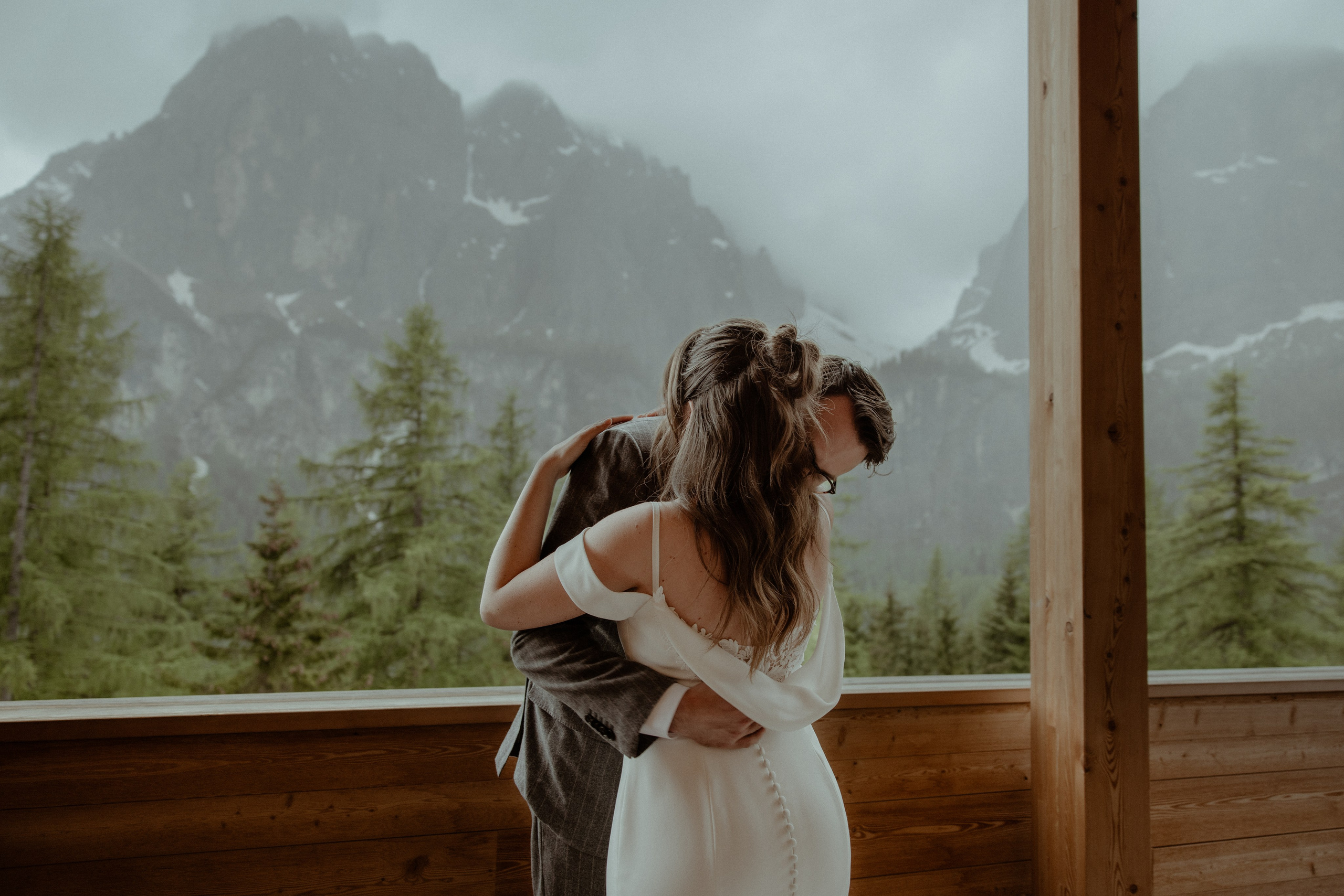 Dreamy elopement in Dolomites. Iceland elopement photographer & videographer