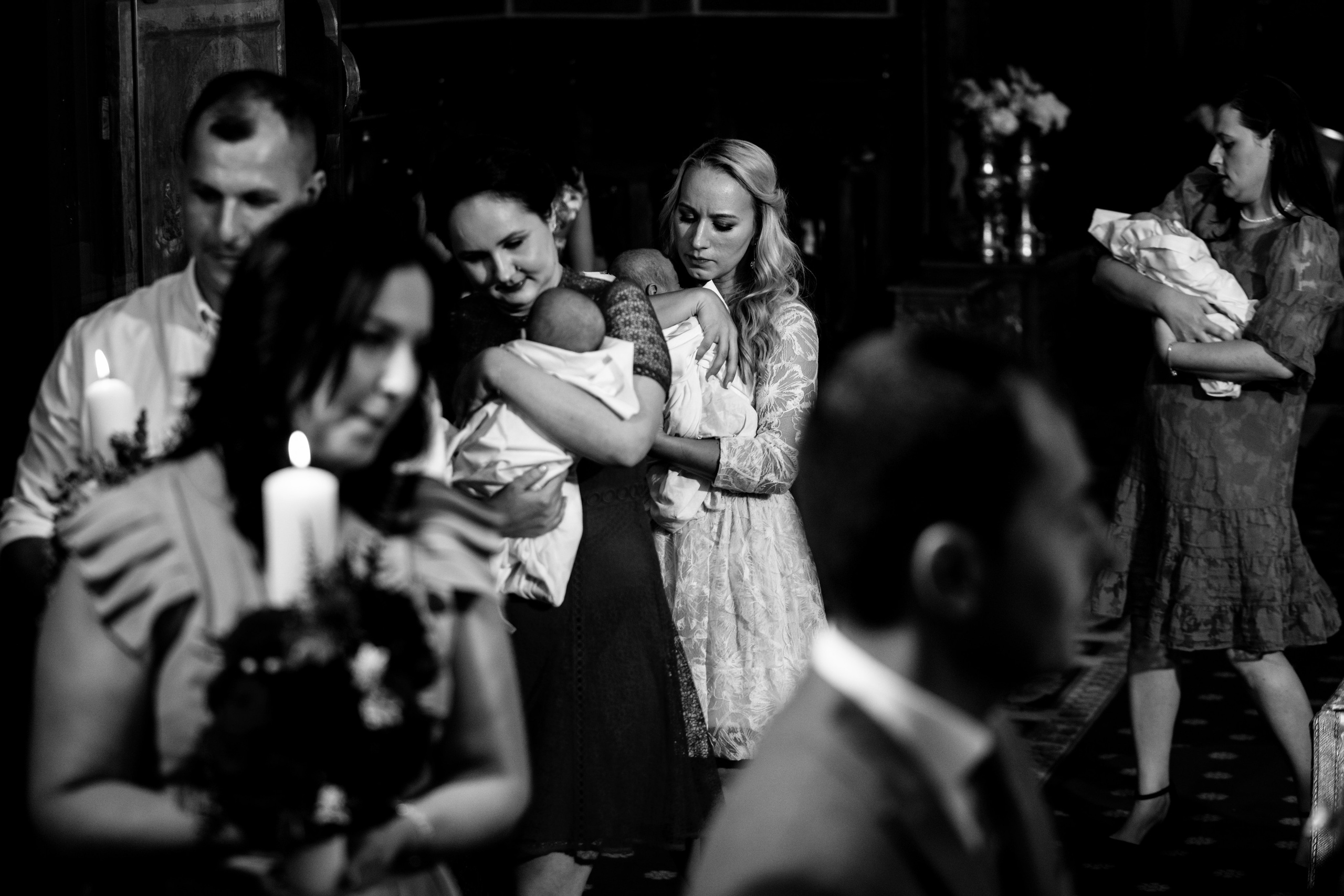 Aida, Clara, Francesca. Acasă