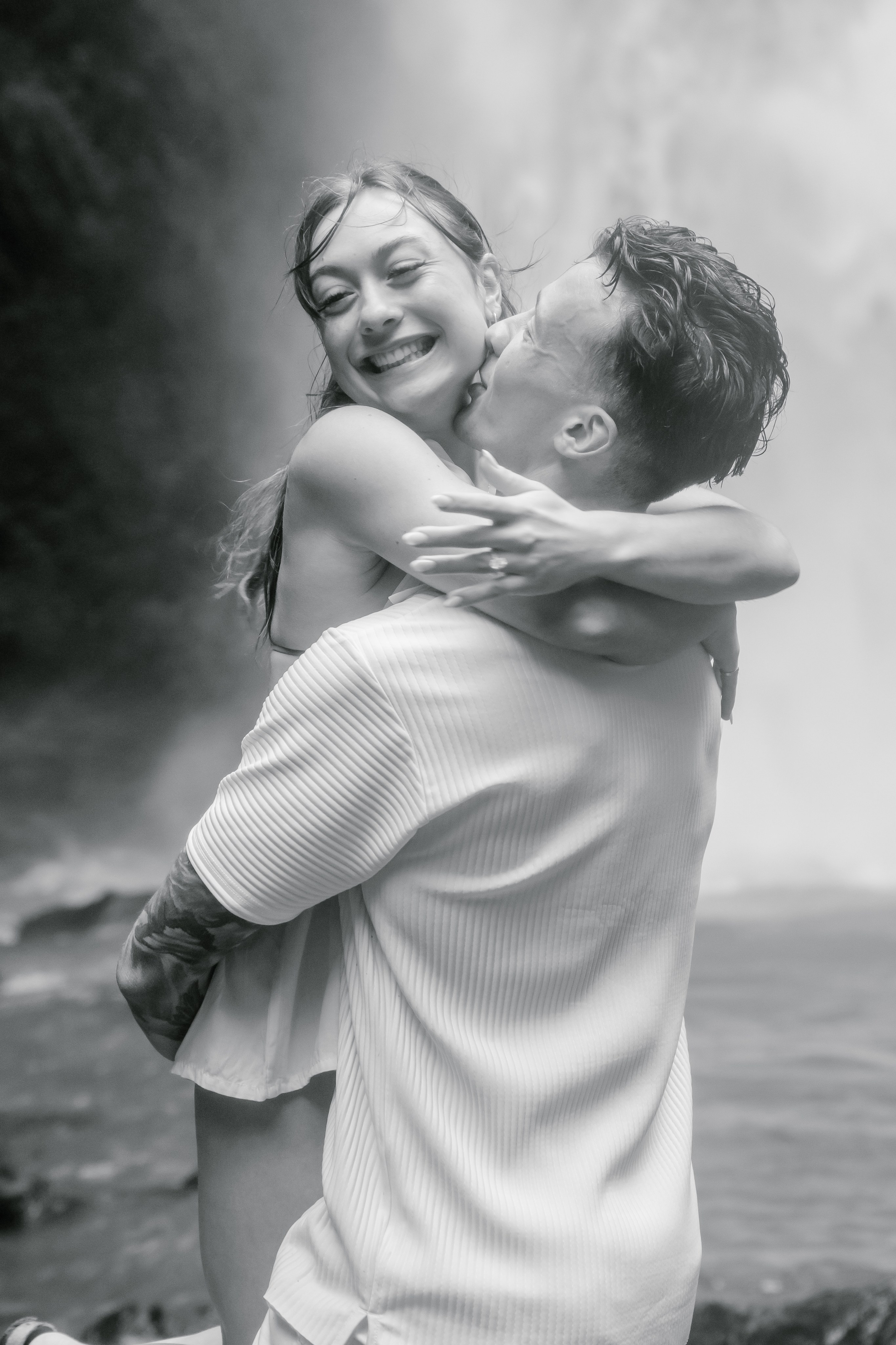 Sureprise marriage proposal. Female Photographer in Bali