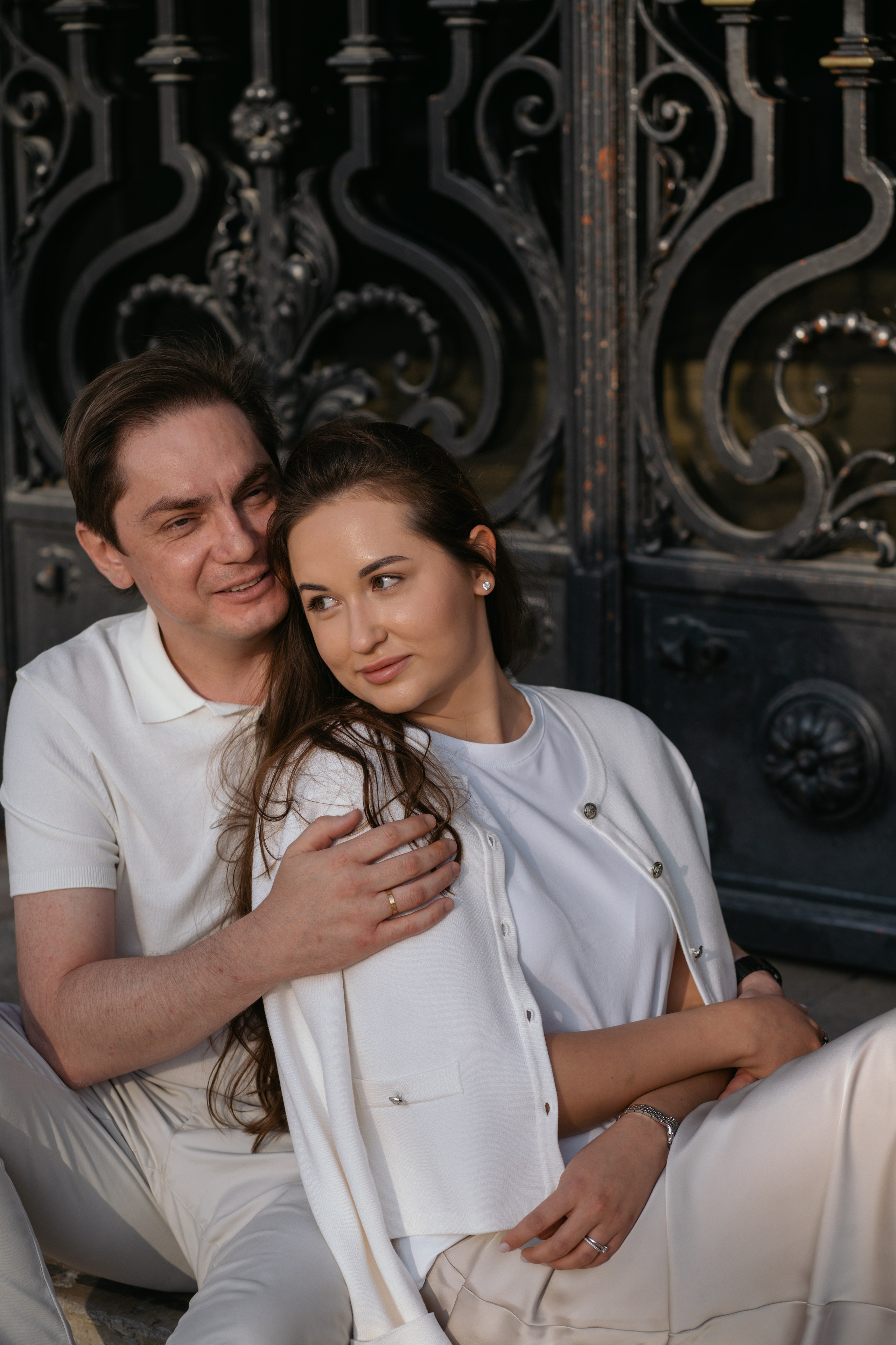 парная фотосессия в Париже