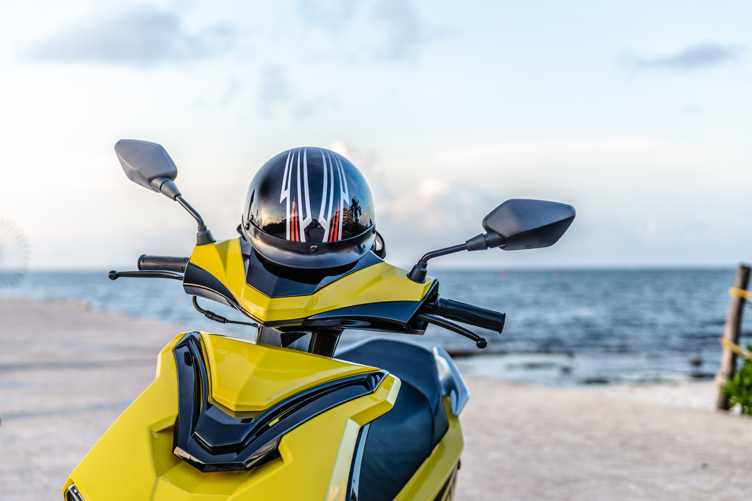 Scooter Photography for Rental Website in Mexico. PHOTOGRAPHER QUINTANA ROO
