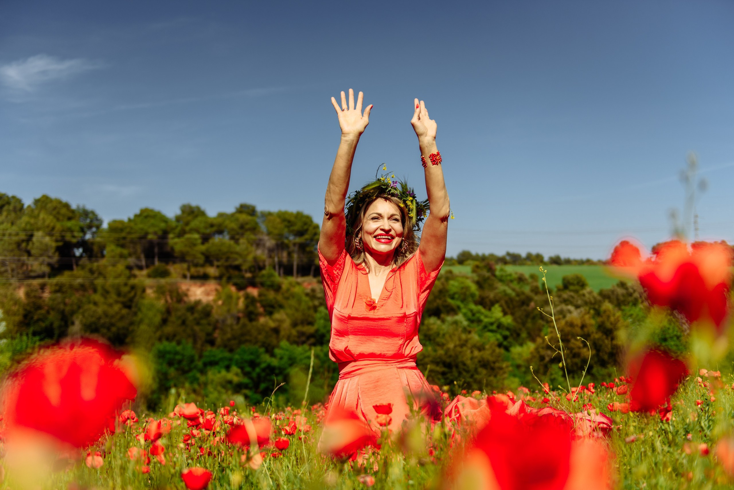 Amapolas Floreciendo. Фотограф Екатерина Гасанова — фотосессии в Барселоне