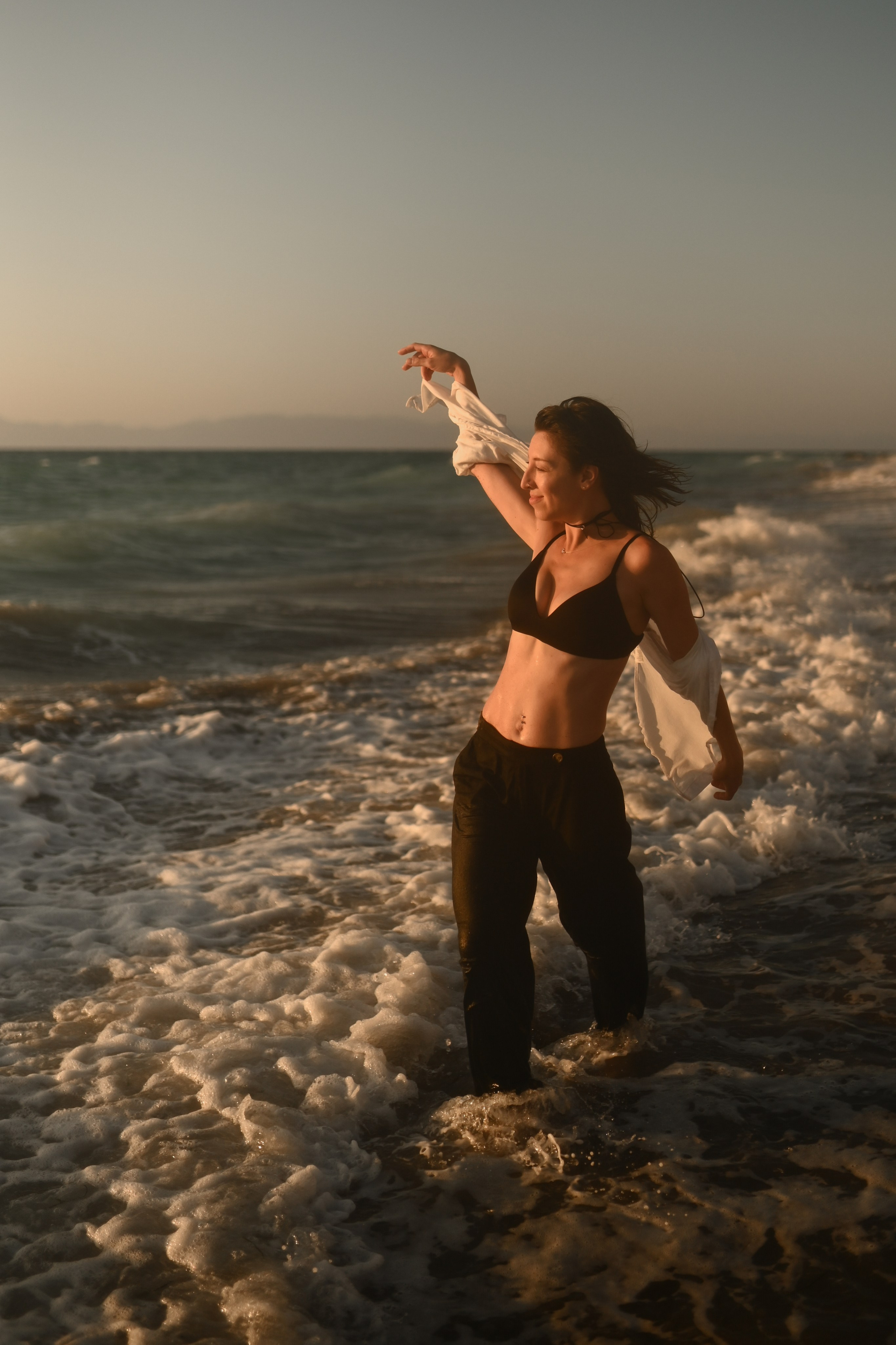 Sunset family photoshoot on the beach Rhodes. Photographer in Rhodes Island