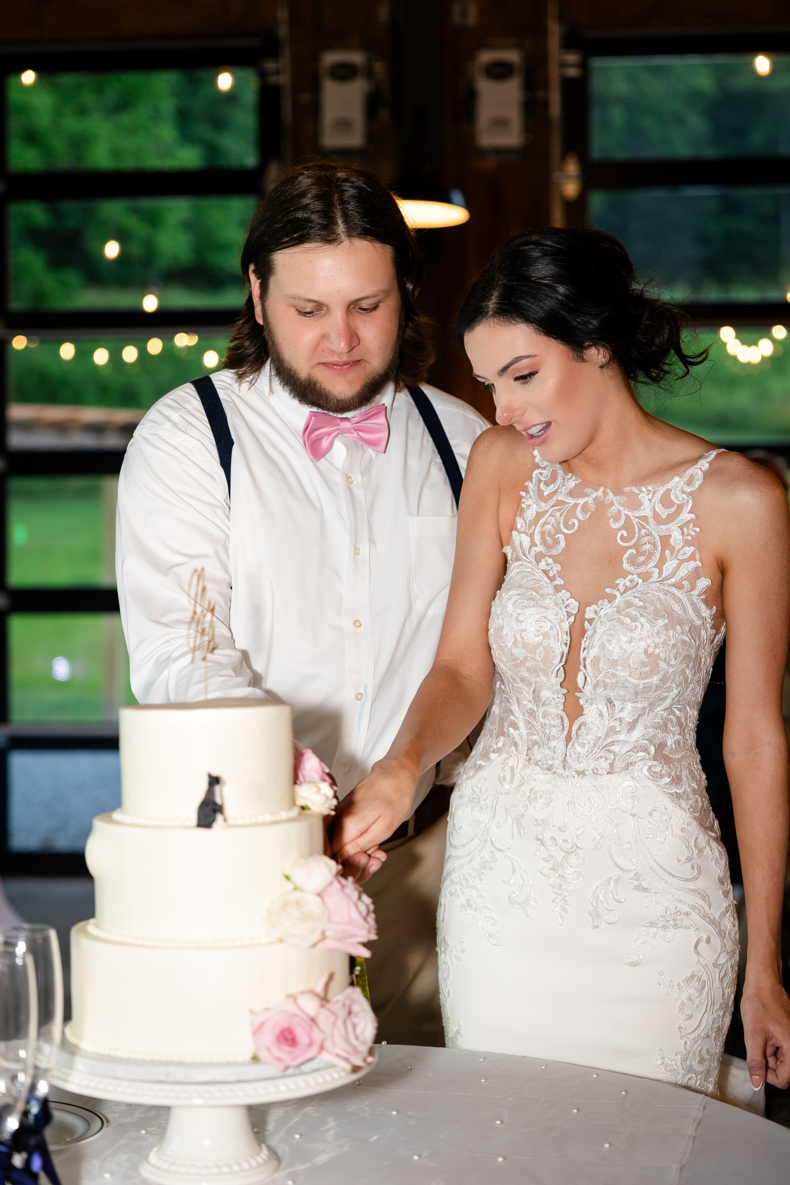 Jacob and Emma: A Wedding at Deerwoode Reserve, Brevard North Carolina. Wedding and portrait photography in Greenville SC