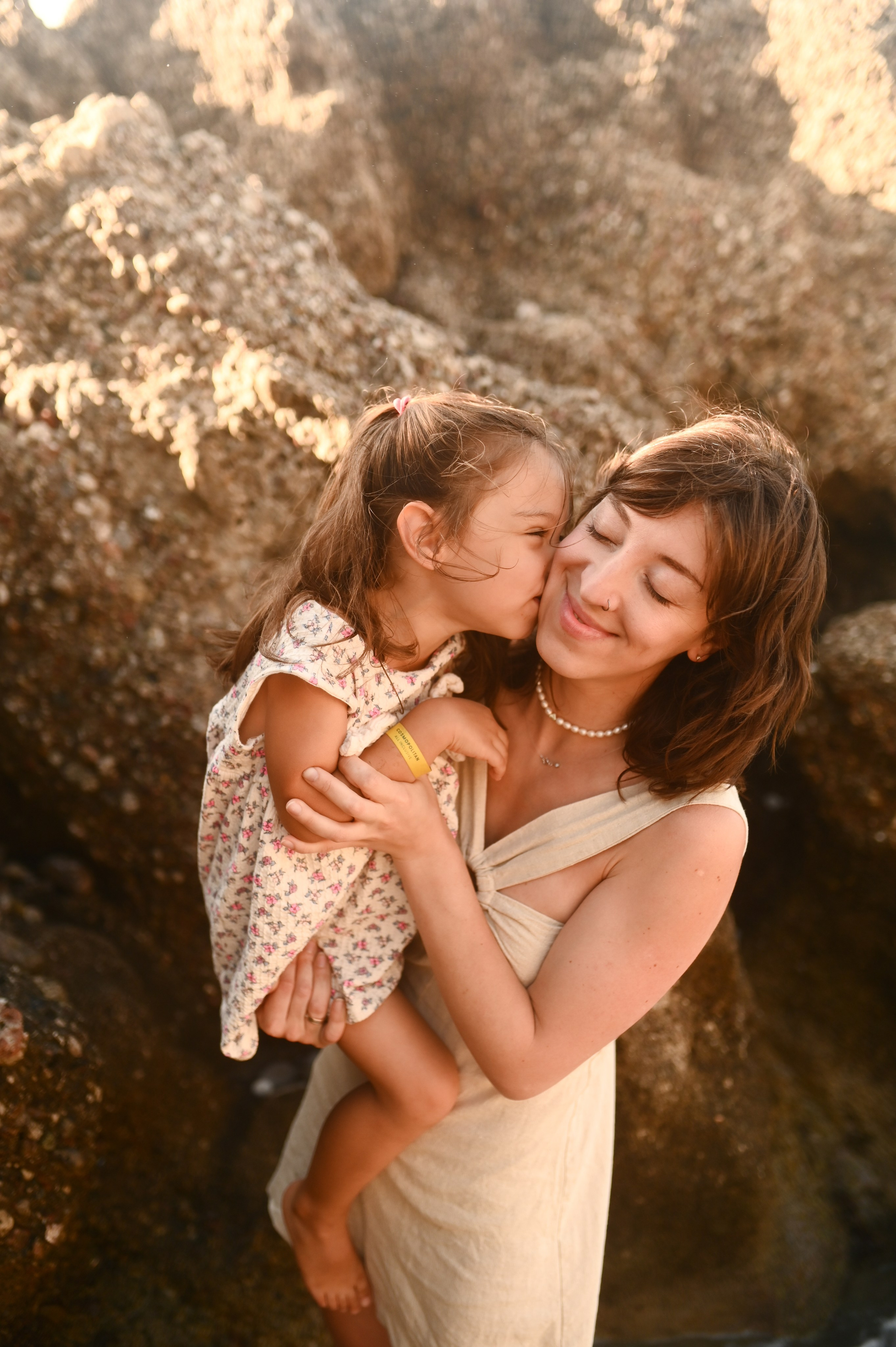Sunset family photoshoot on the beach Rhodes. Photographer in Rhodes Island