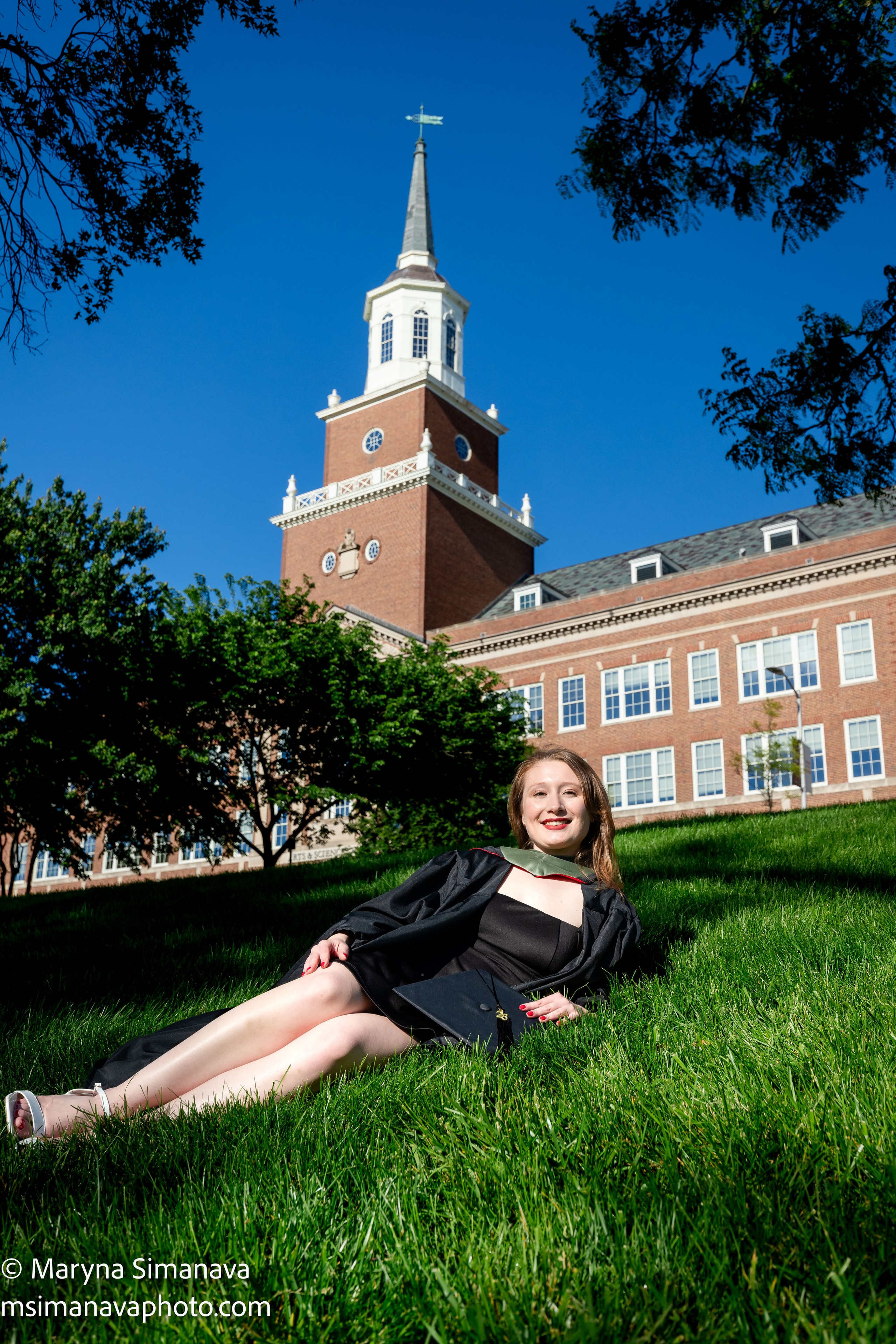 Mallory — University of Cincinnati, Cincinnati, Ohio. Portrait and graduation photographer Marina Simanava