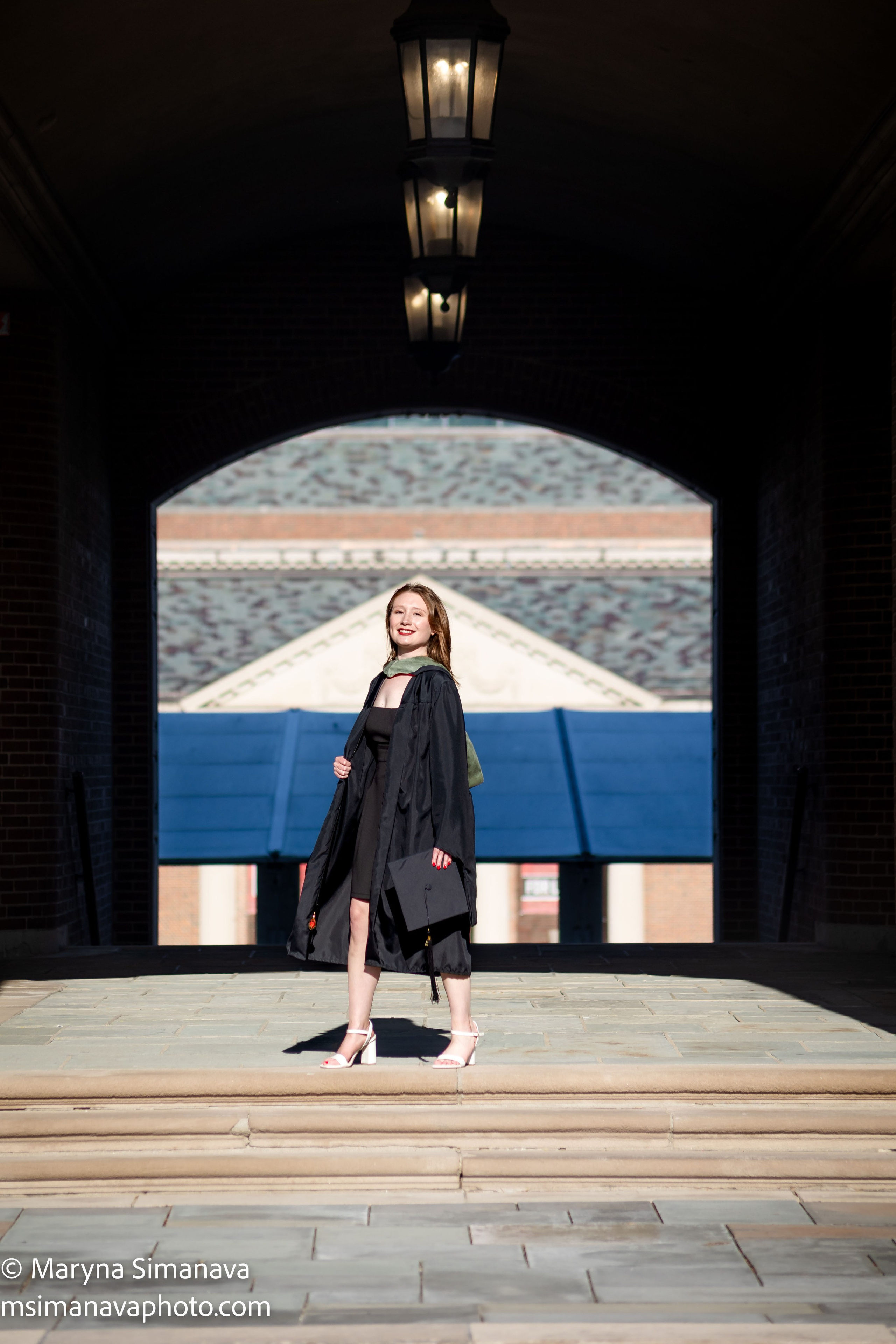 Mallory — University of Cincinnati, Cincinnati, Ohio. Portrait and graduation photographer Marina Simanava