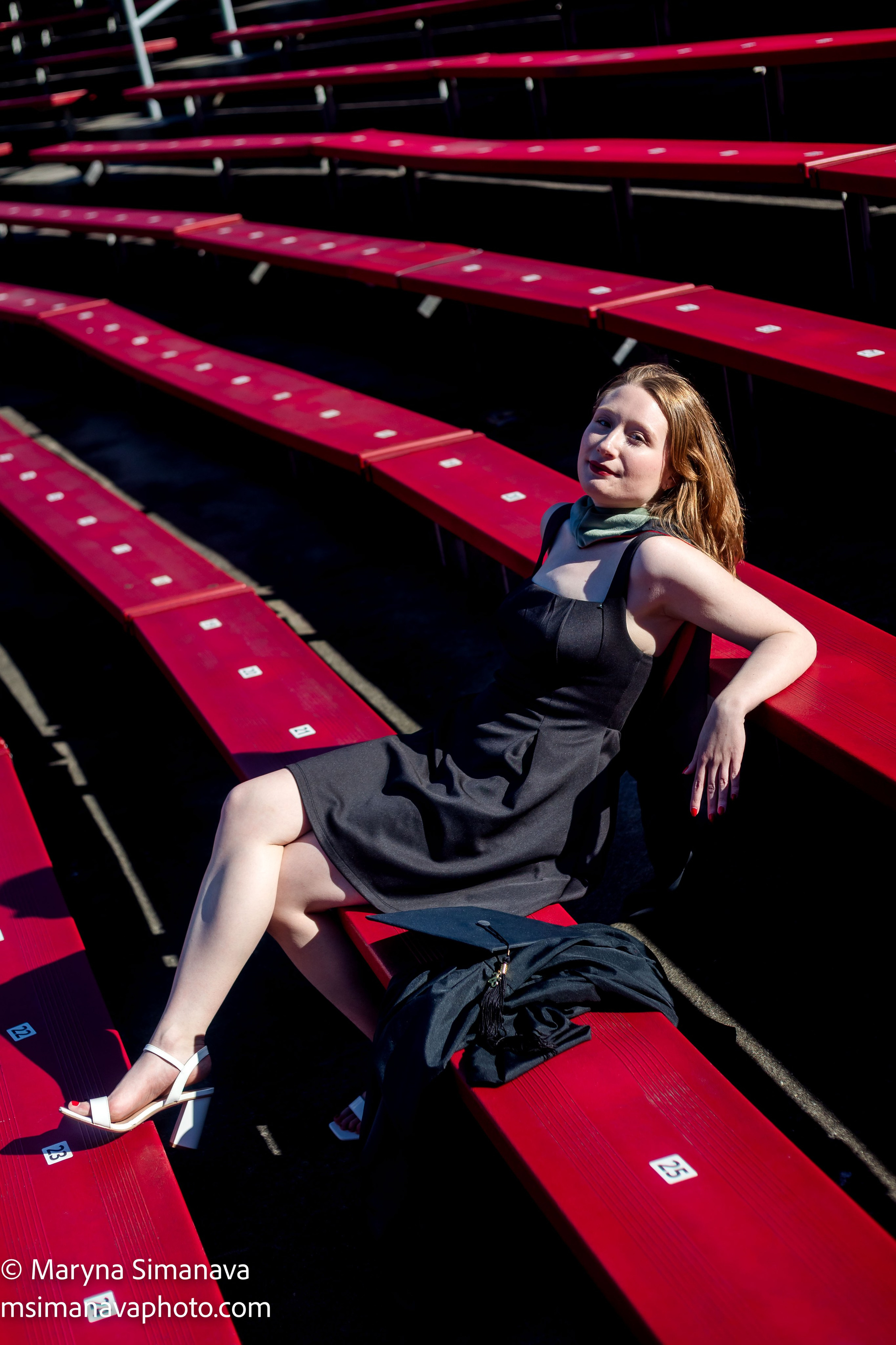 Mallory — University of Cincinnati, Cincinnati, Ohio. Portrait and graduation photographer Marina Simanava