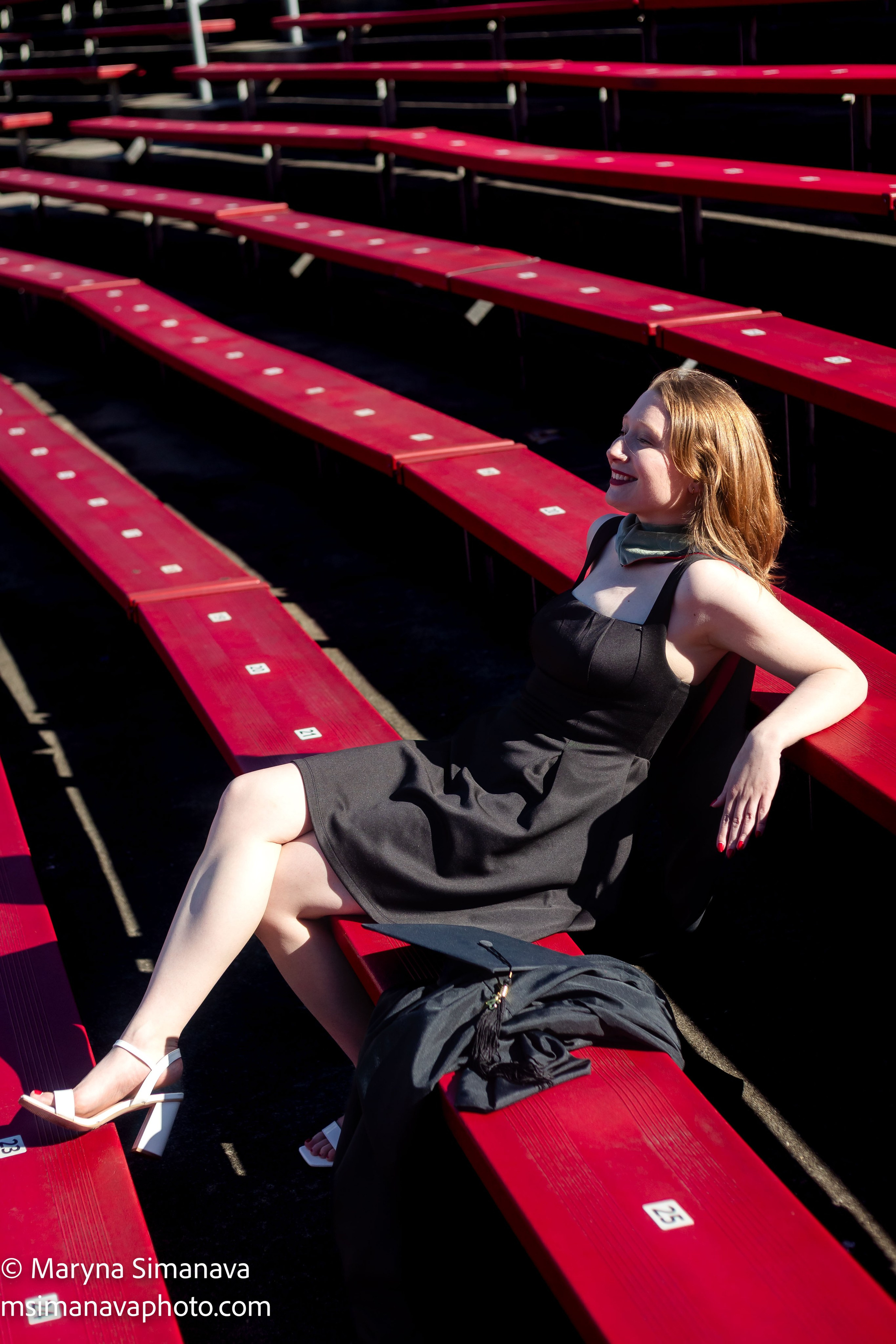 Mallory — University of Cincinnati, Cincinnati, Ohio. Portrait and graduation photographer Marina Simanava